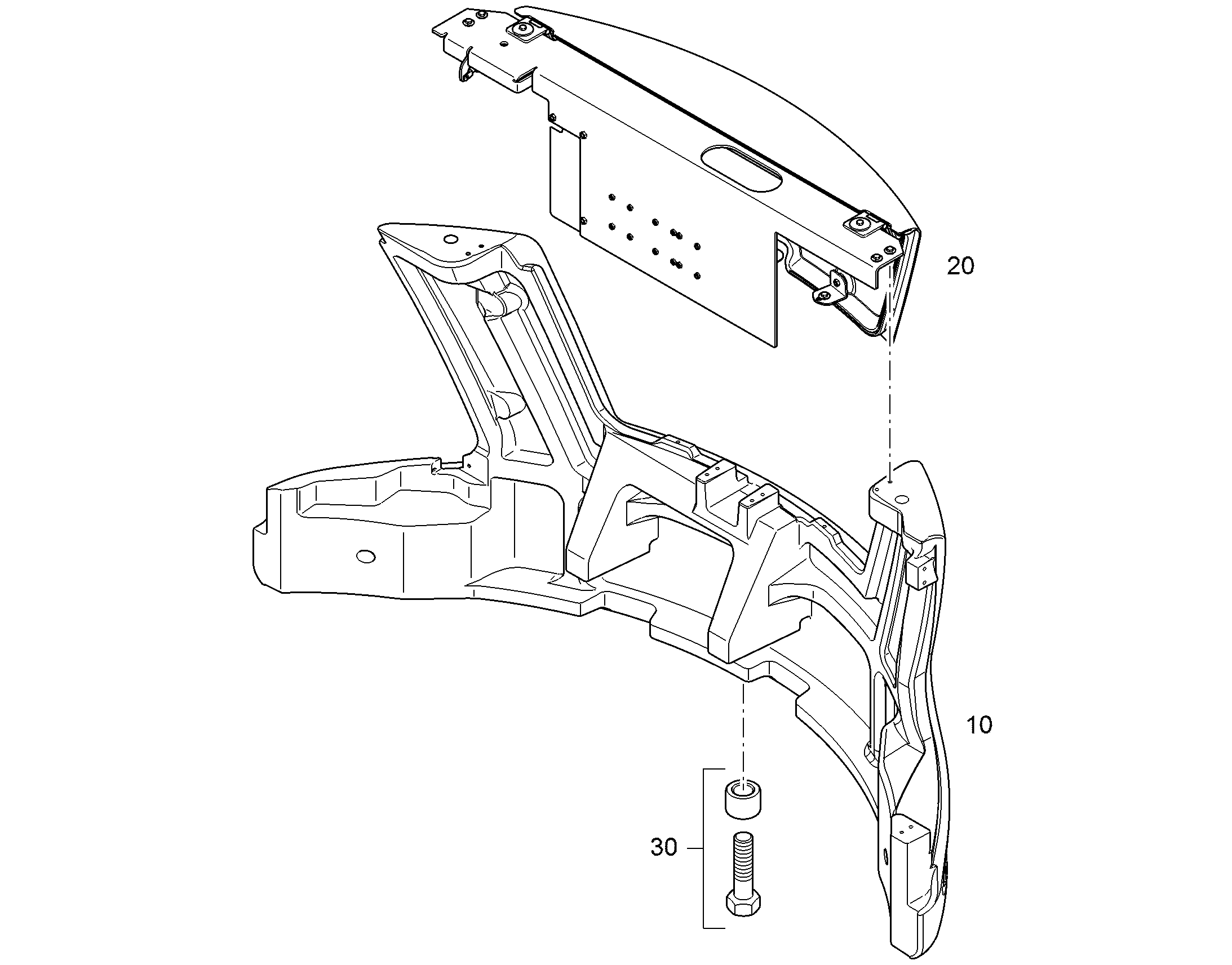 МОНТАЖНЫЕ ЧАСТИ БАЛЛАСТА 94062272 LIEBHERR