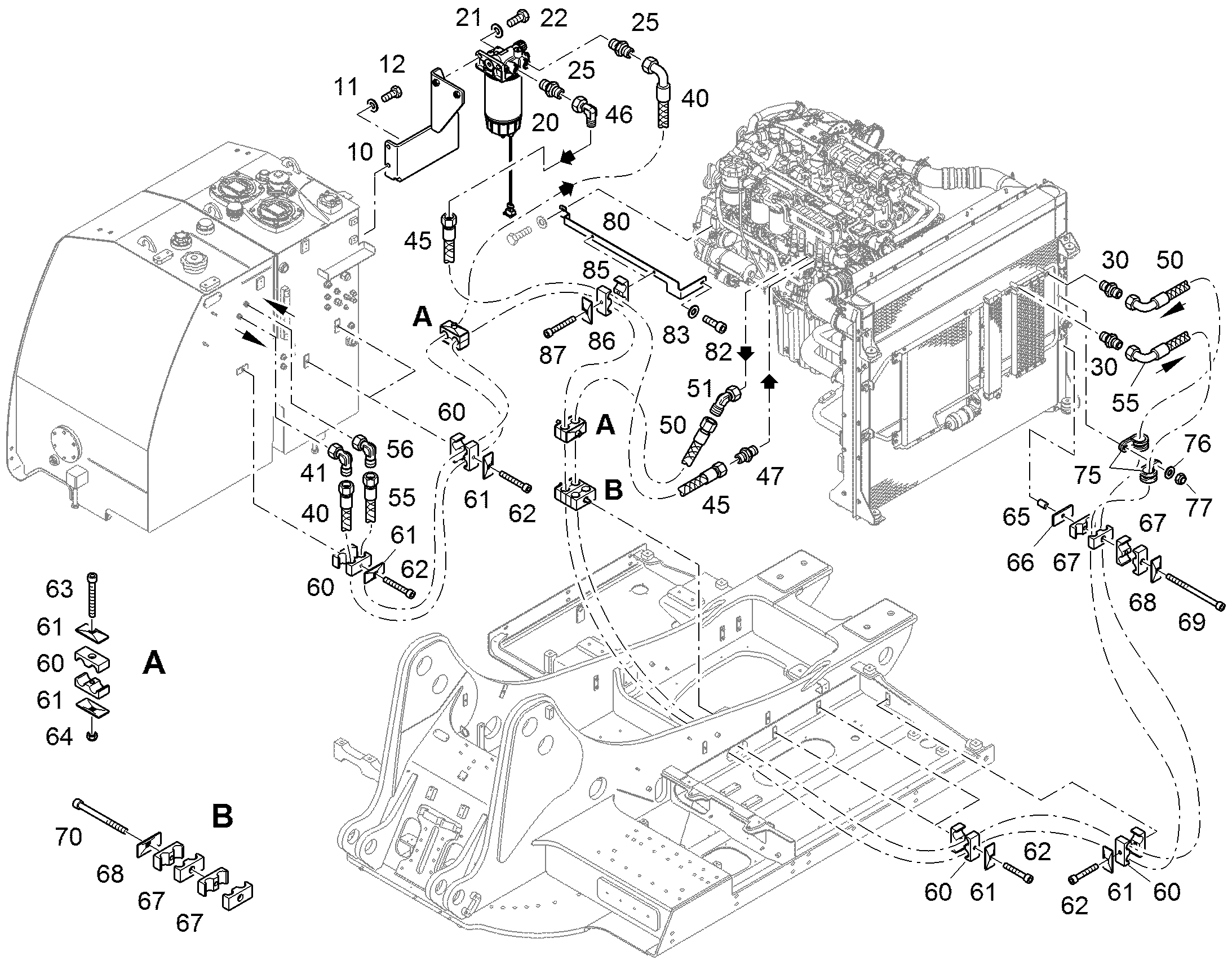 ШЛАНГ ТОПЛИВНЫЙ 12X1400 11210997 LIEBHERR