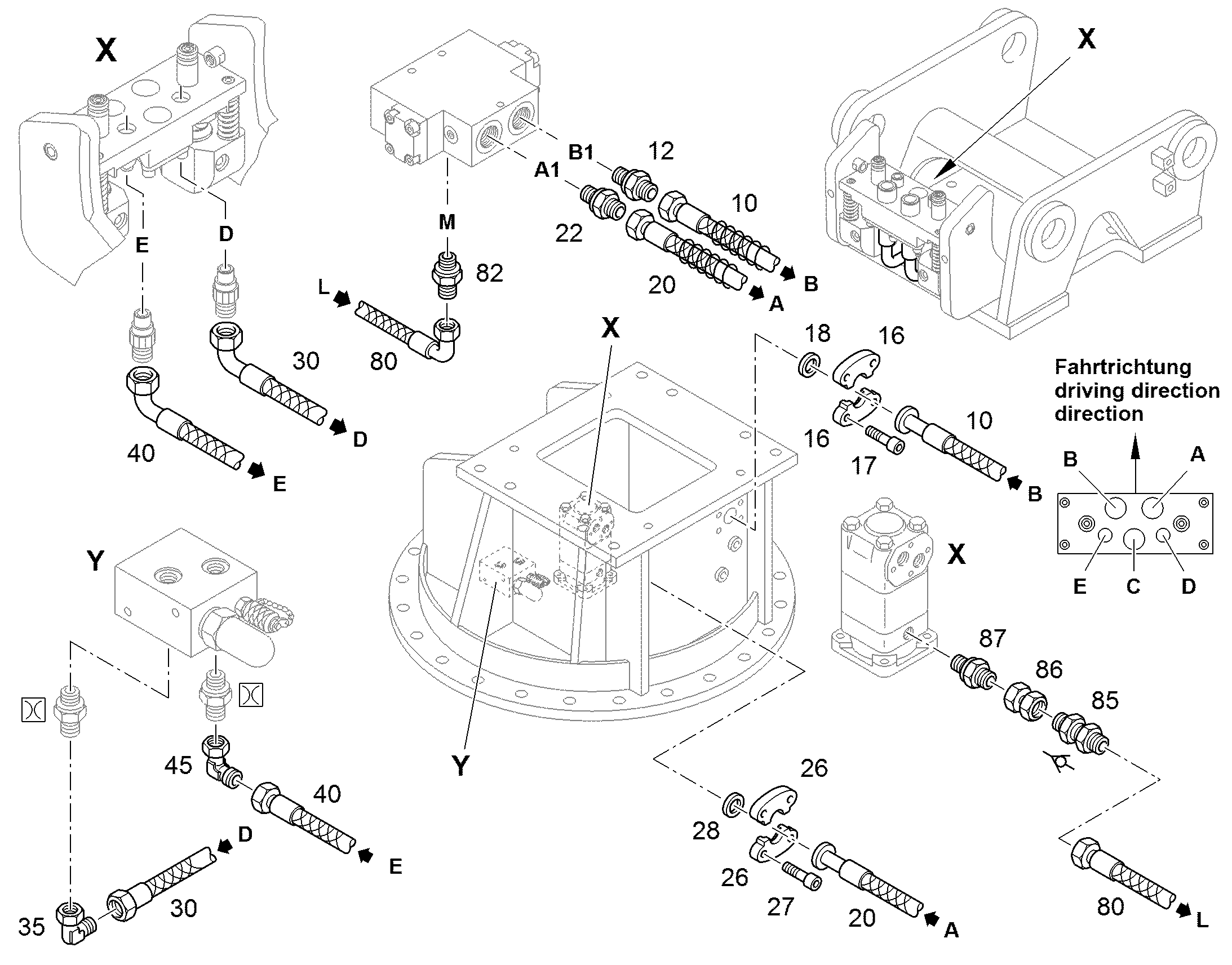 ШЛАНГ 25X750 11212194 LIEBHERR