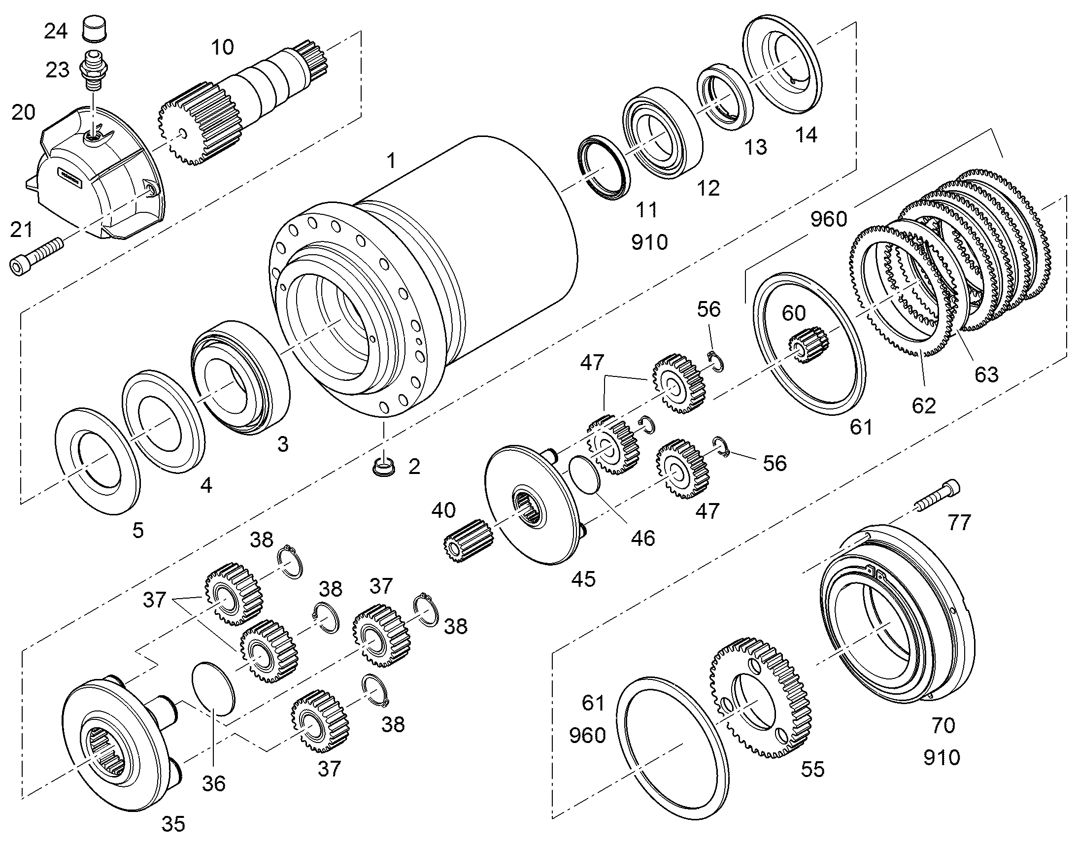 КОЛЕСО ЦЕНТРАЛЬНОЕ M=2 Z=21 944177803 LIEBHERR