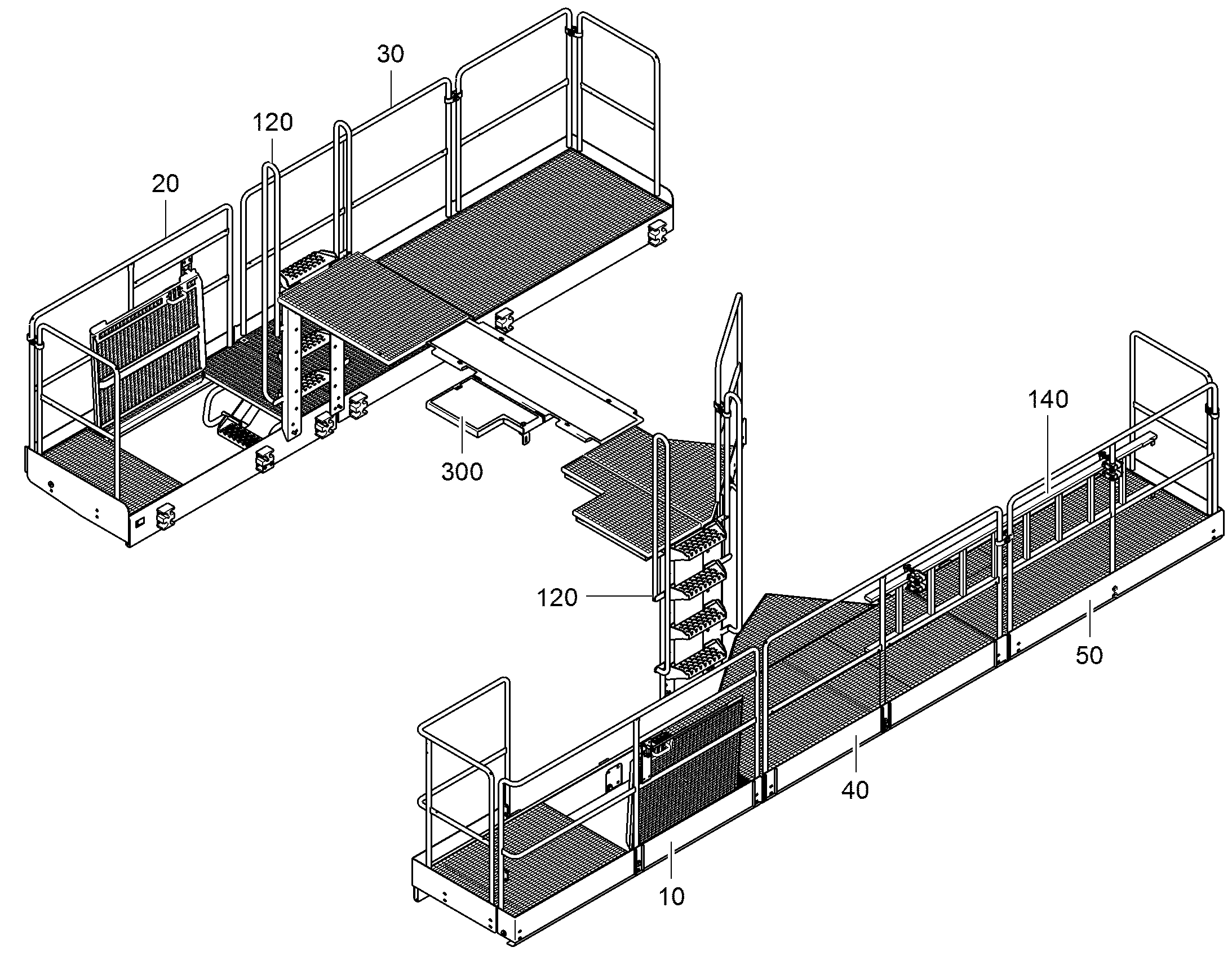 ПЛАТФОРМА ЗАДНЯЯ 94049972 LIEBHERR