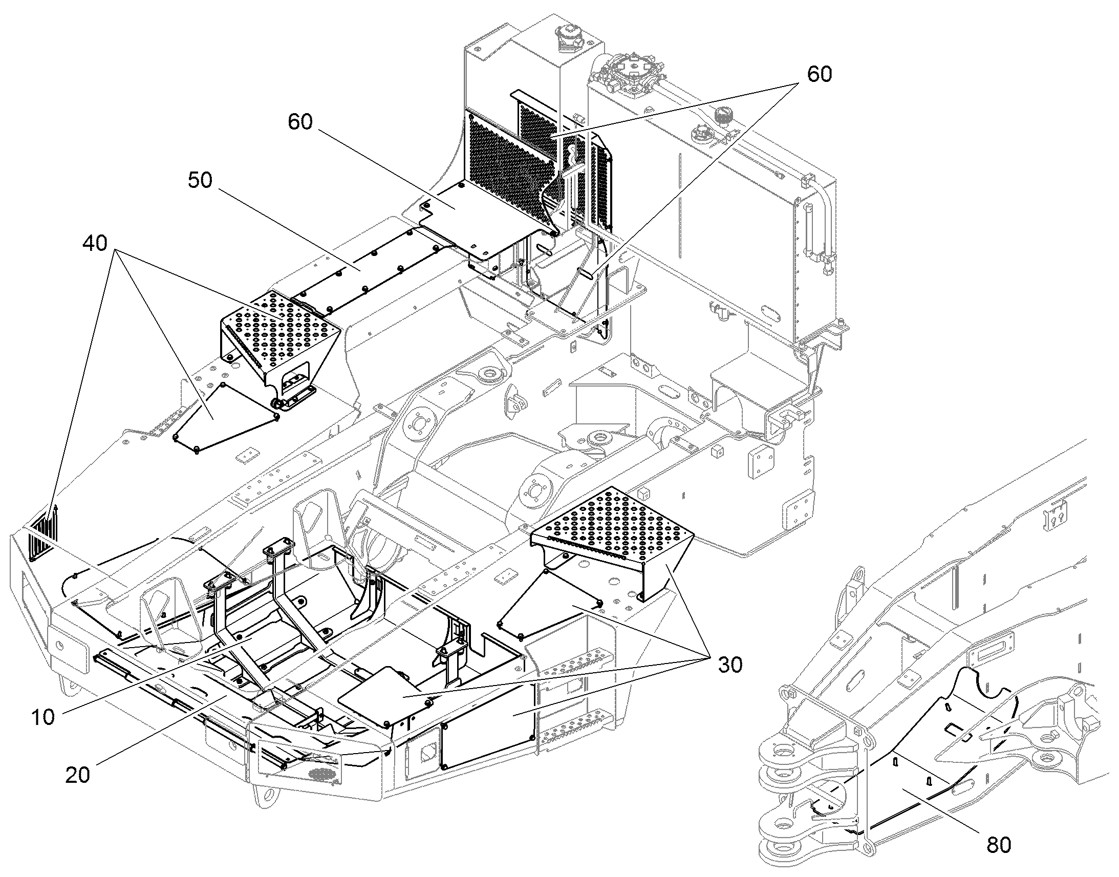 УПОР КРЫШКИ 94041989 LIEBHERR