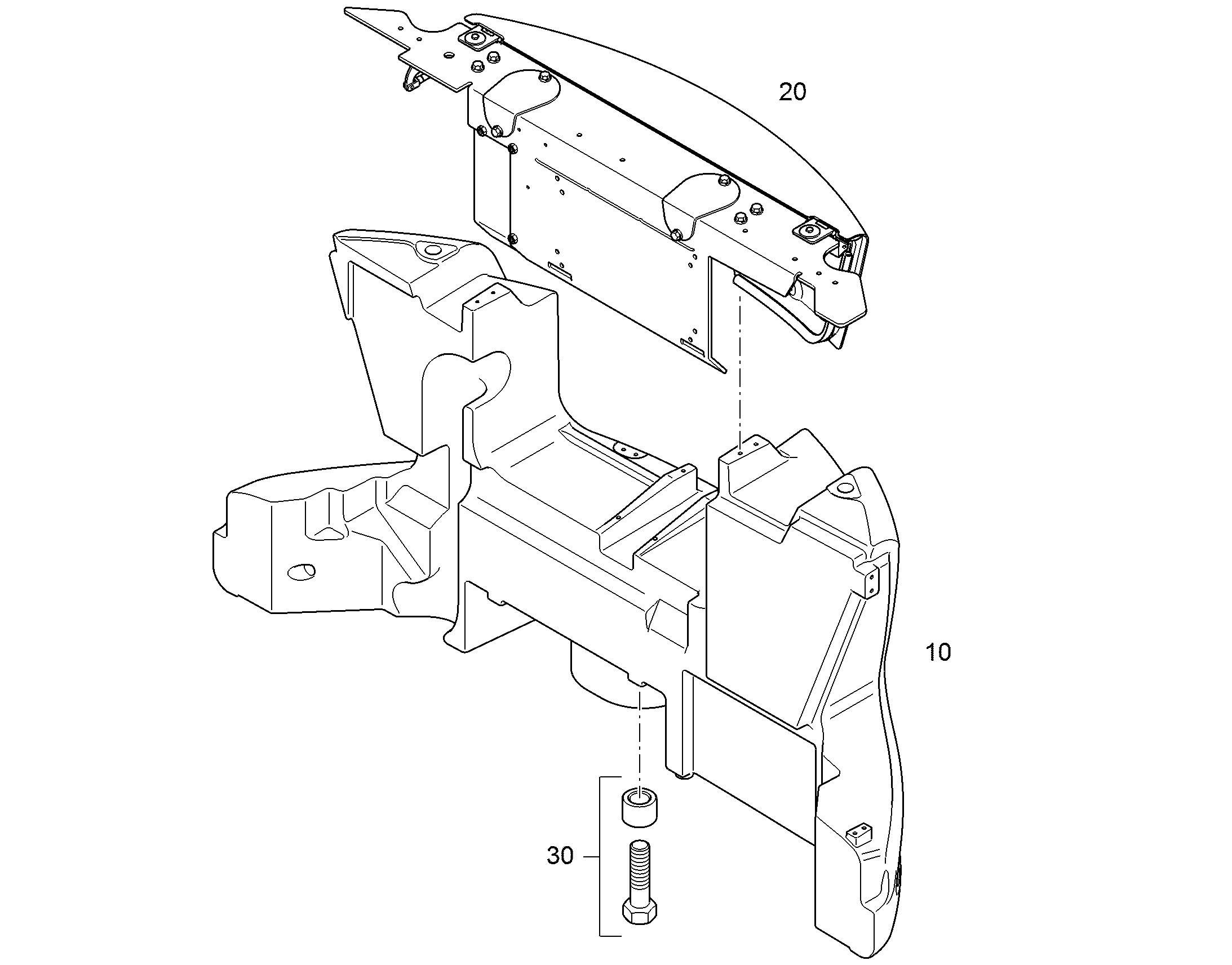 МОНТАЖНЫЕ ЧАСТИ БАЛЛАСТА 94081332 LIEBHERR