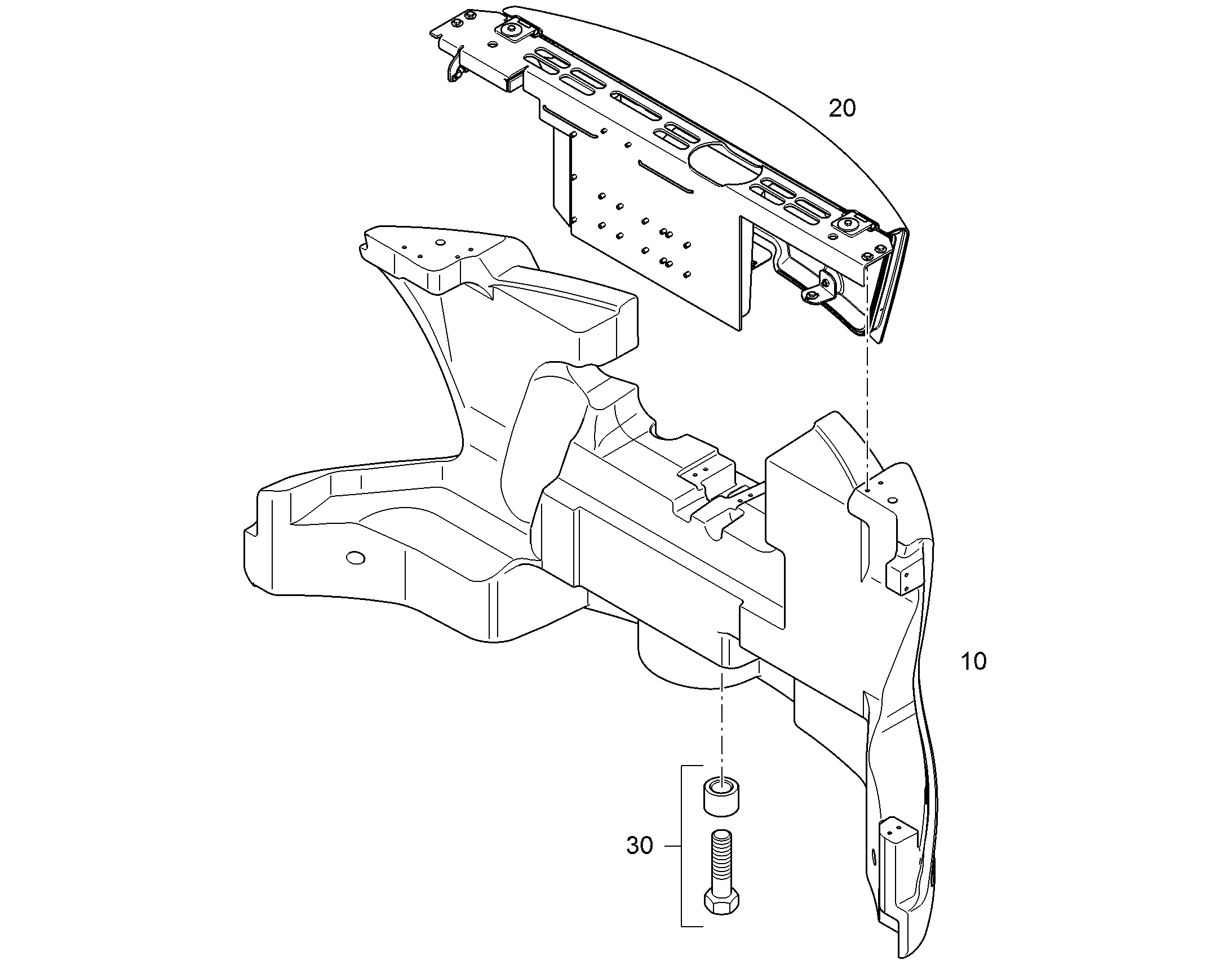 МОНТАЖНЫЕ ЧАСТИ БАЛЛАСТА 94075766 LIEBHERR