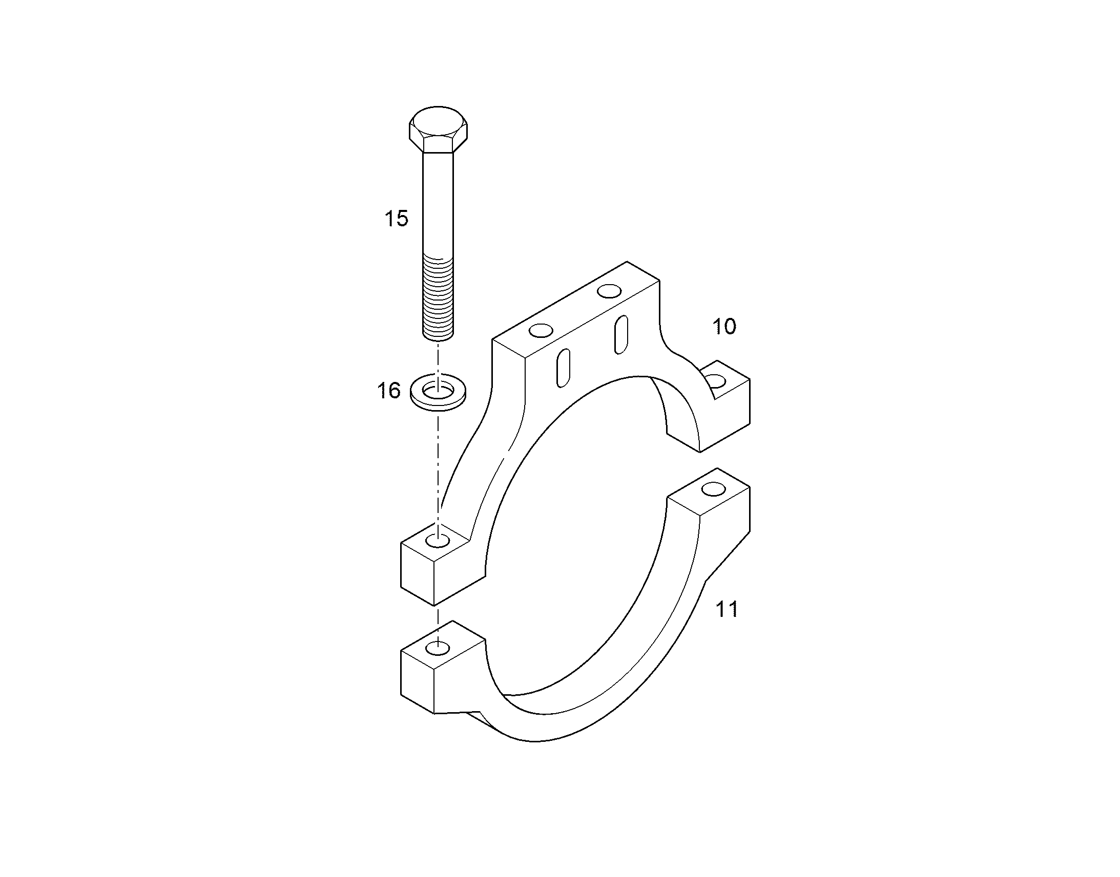 ПОЛУХОМУТИК d=239 94055221 LIEBHERR