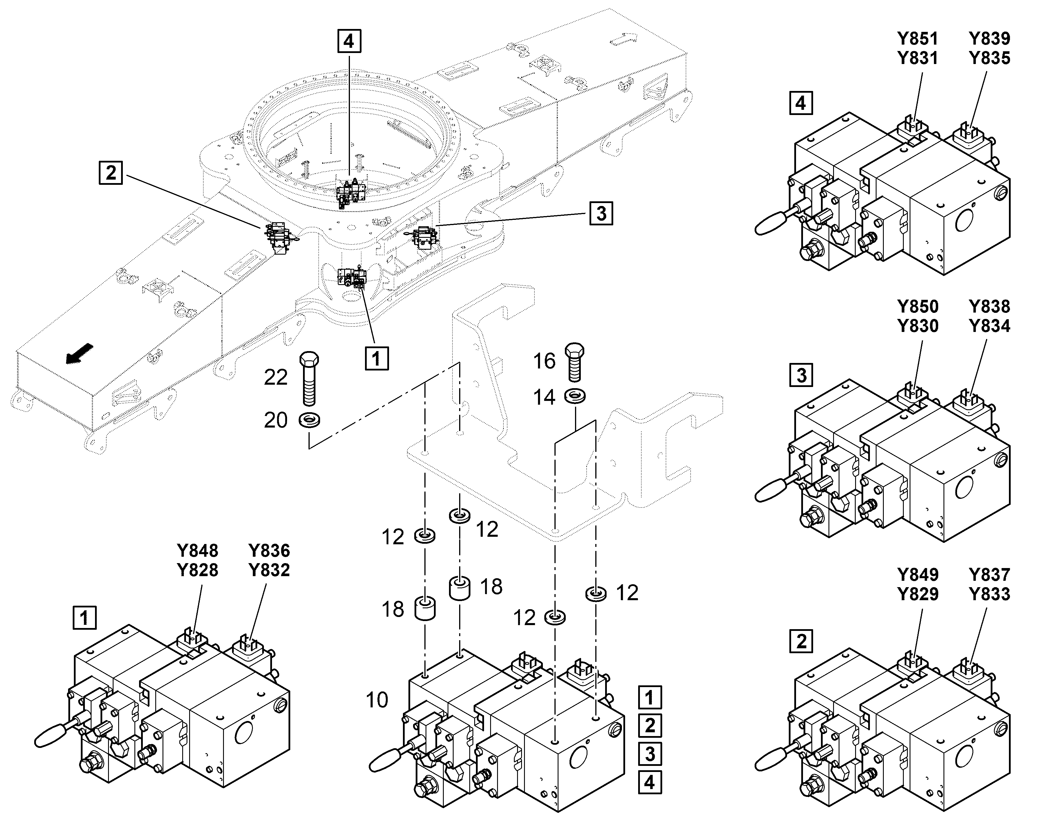 ЗОЛОТНИК РАСПРЕДЕЛИТЕЛЬНЫЙ 10226669 LIEBHERR