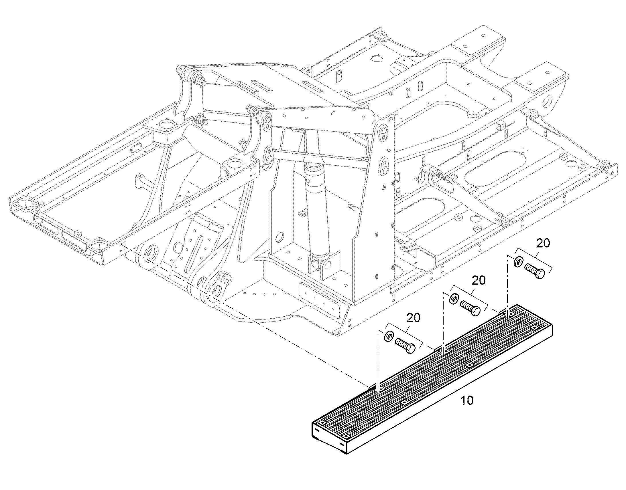 МОСТКИ 94056889 LIEBHERR