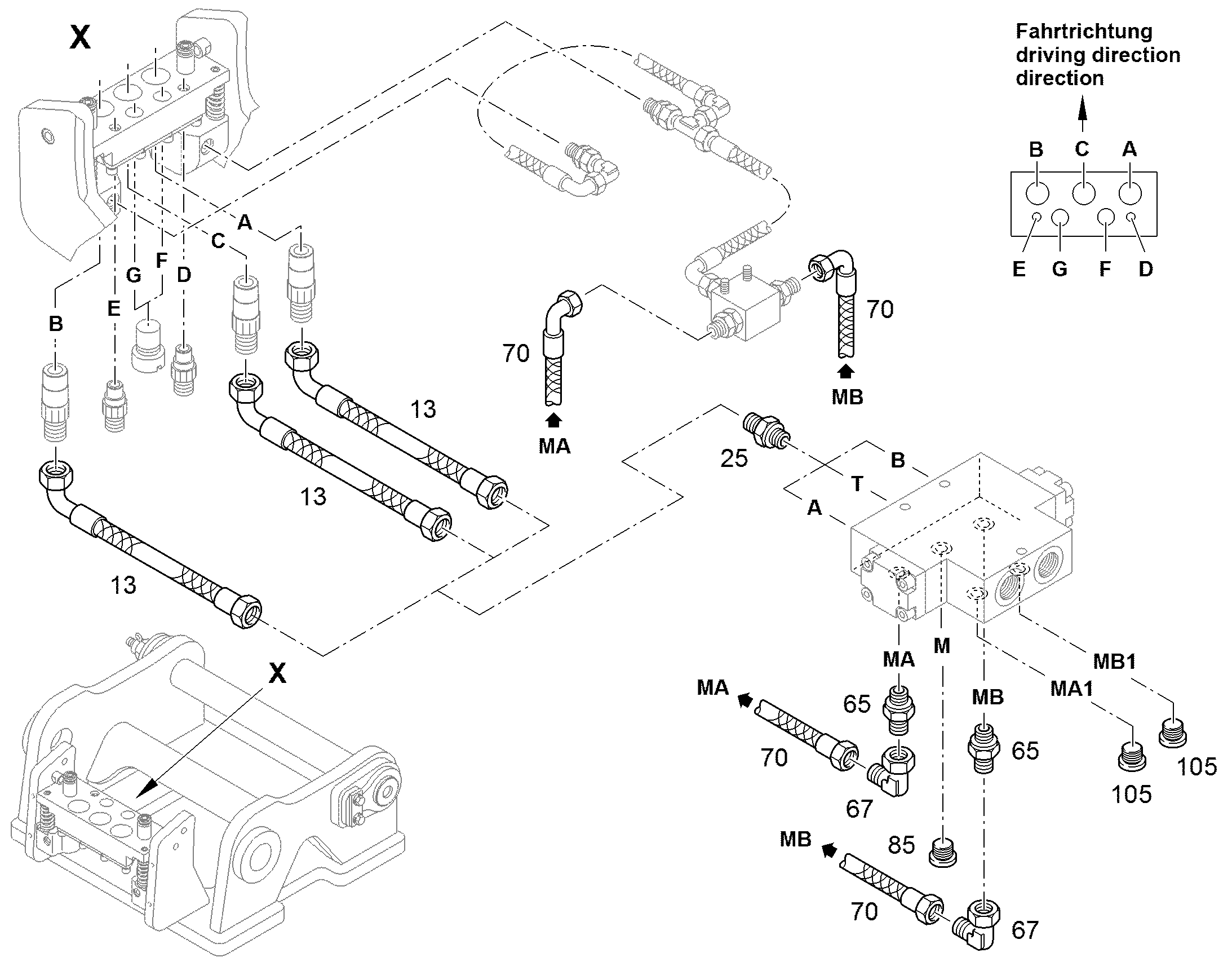 ШЛАНГ 25X650 11340677 LIEBHERR