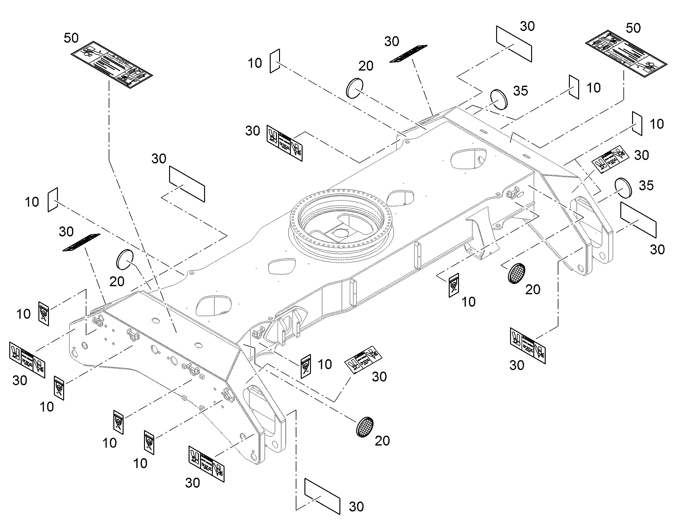 ЗНАК ПРЕДУПРЕЖДАЮЩИЙ TRANSPORTHINWEIS 260mmX100mm 94056079 LIEBHERR