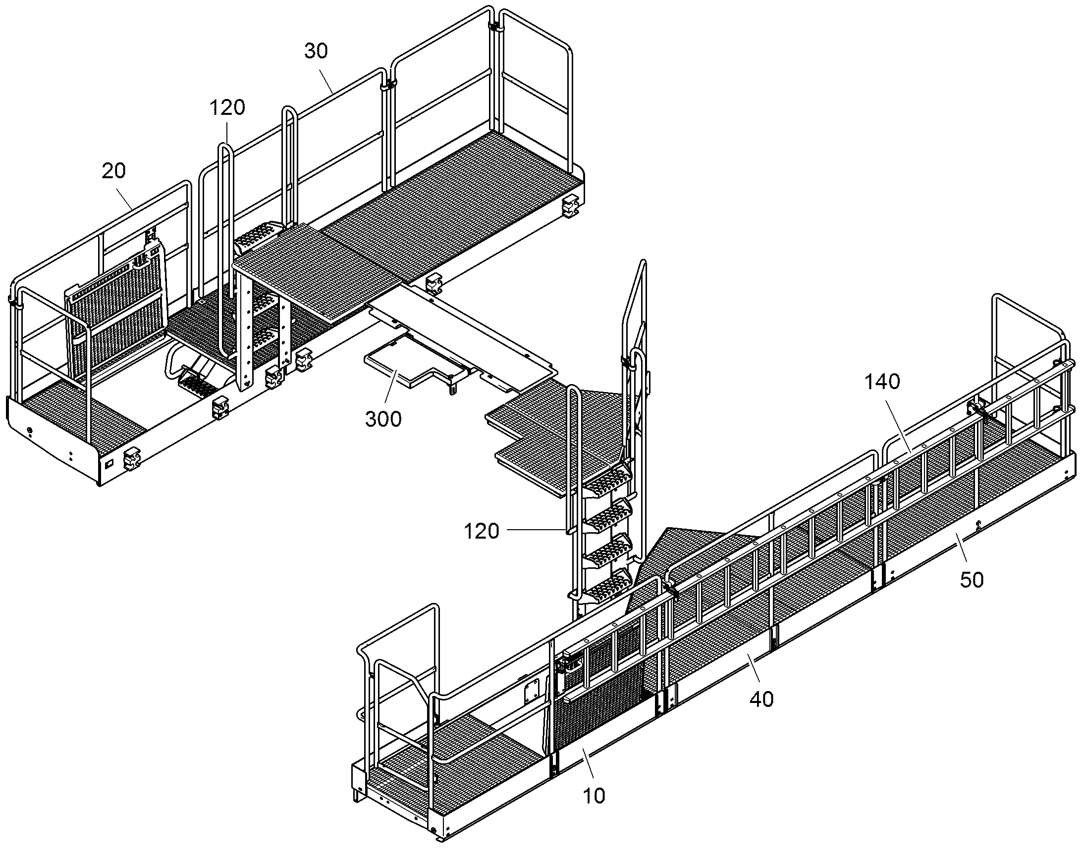 ПЛАТФОРМА ЗАДНЯЯ 94055249 LIEBHERR