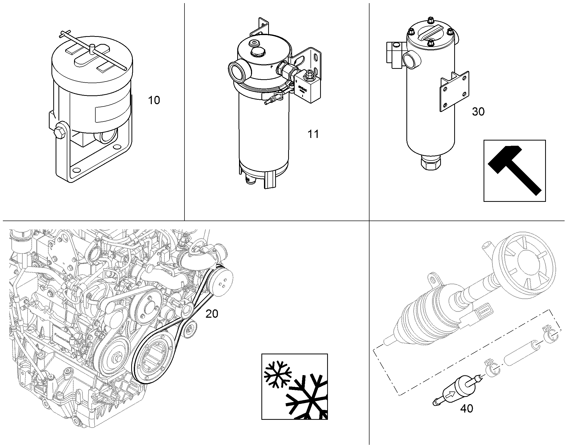 СЕРВИСНЫЙ ПАКЕТ 0-200H 94053942 LIEBHERR