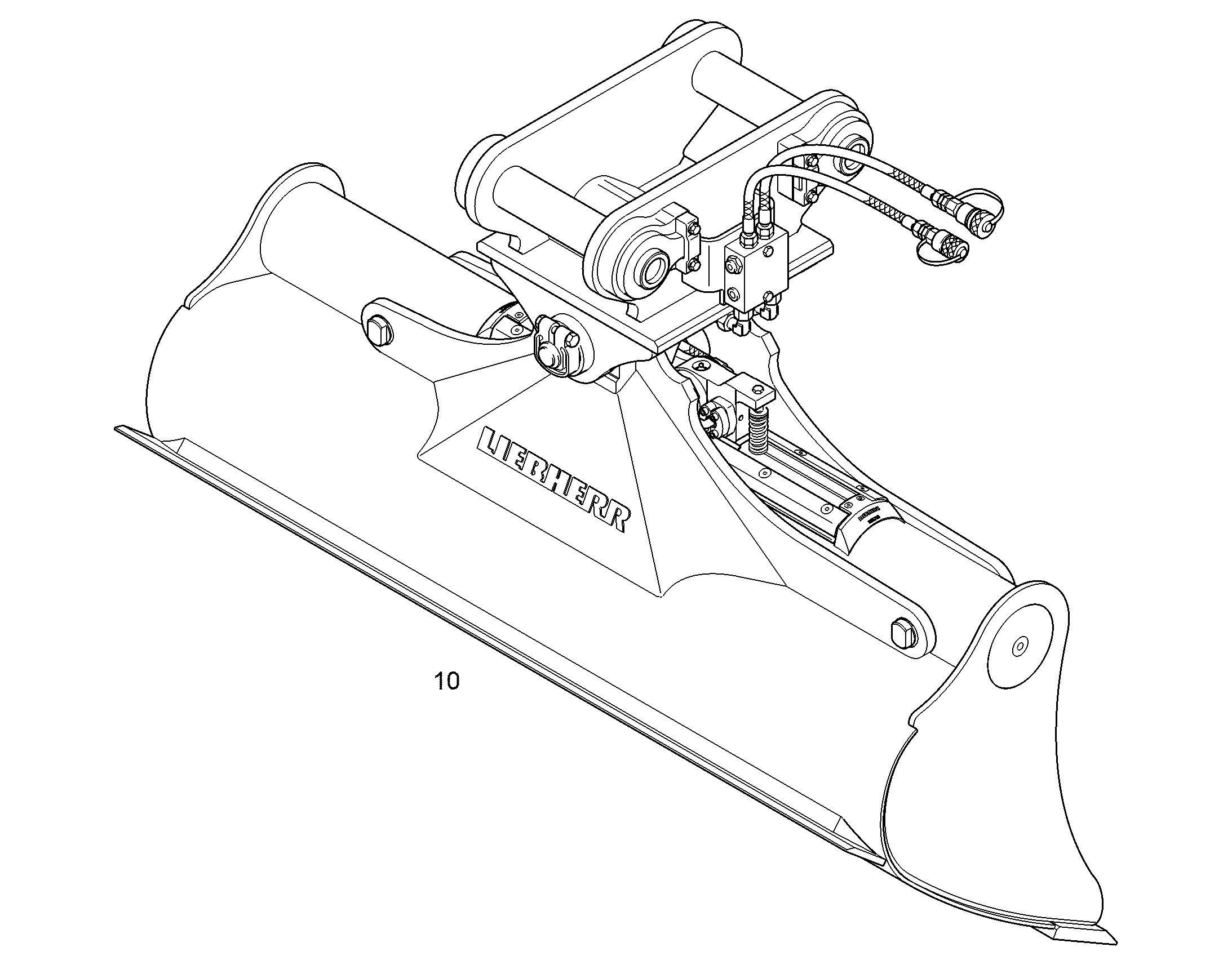КОВШ КАНАВООЧИСТИТЕЛЯ 1500mm 0,36m³ 94041375 LIEBHERR