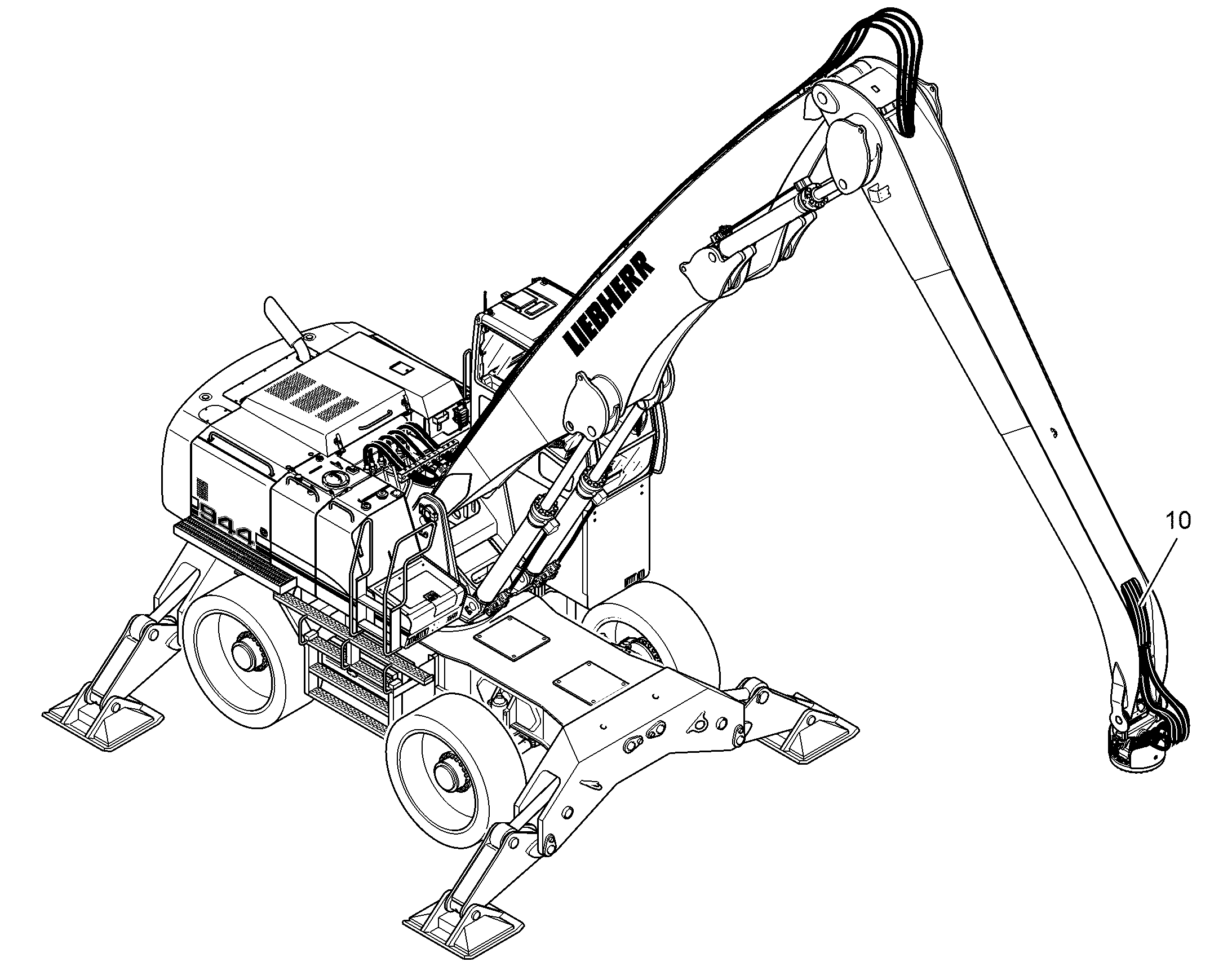 ДЕТАЛИ МОНТАЖНЫЕ ДЛЯ ОБОРУД. 94038361 LIEBHERR