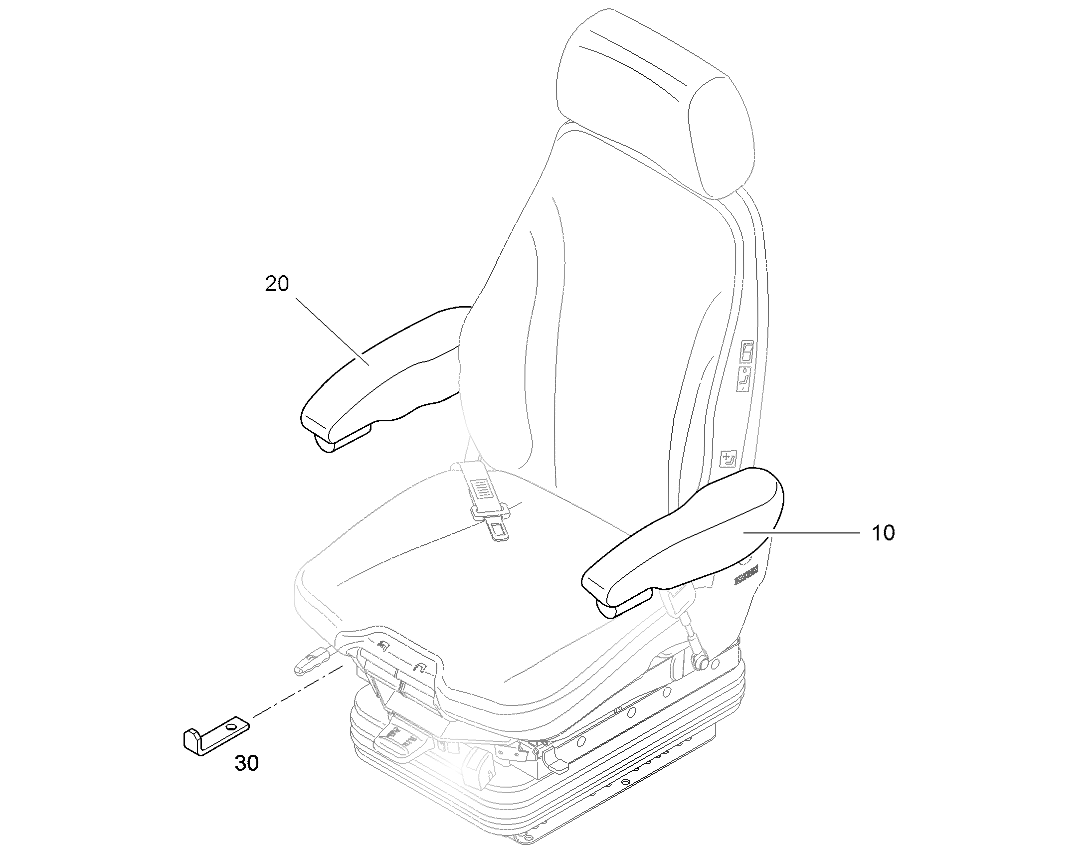 УГОЛОК УПОРНЫЙ 94046227 LIEBHERR