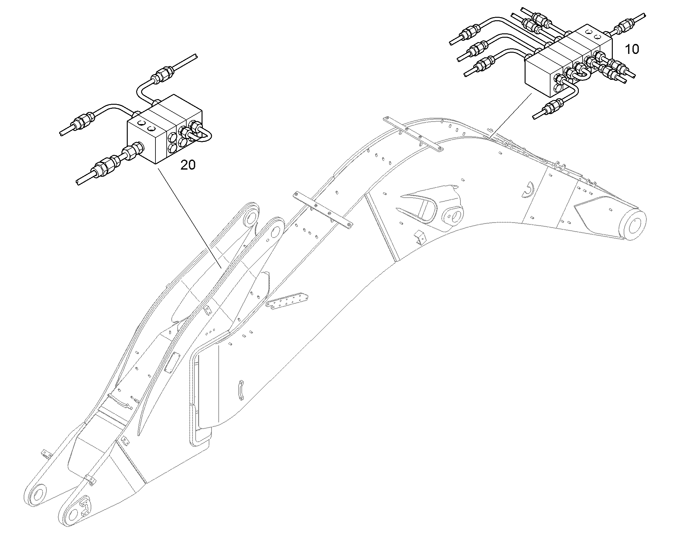СМАЗОЧНЫЕ ЛИНИИ УСТАНОВКА 94037506 LIEBHERR