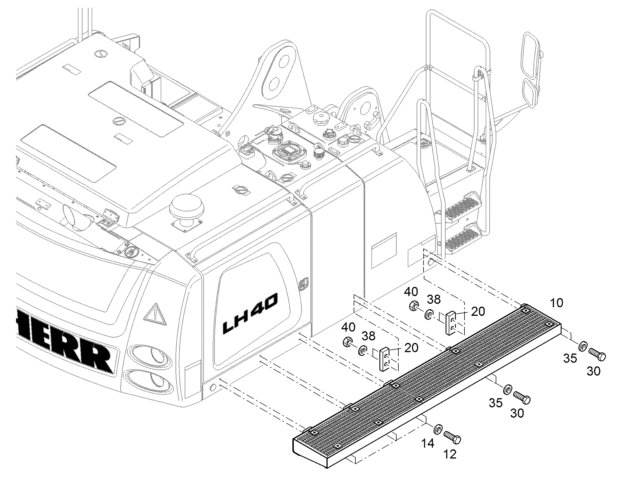 МОСТКИ, КОМПЛЕКТ 94059160 LIEBHERR