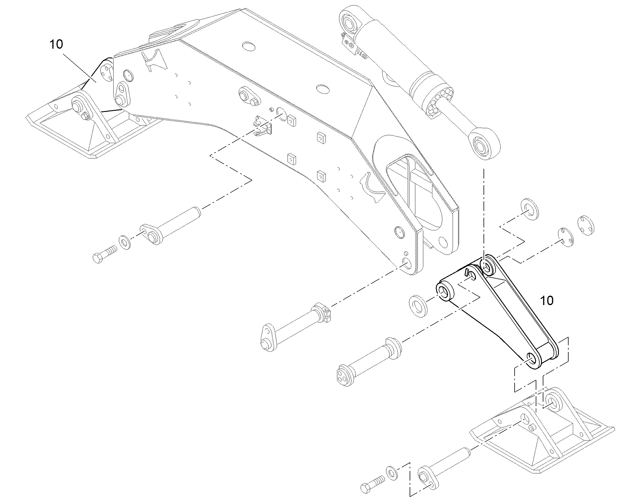 НОГА ОПОРНАЯ 9594910 LIEBHERR
