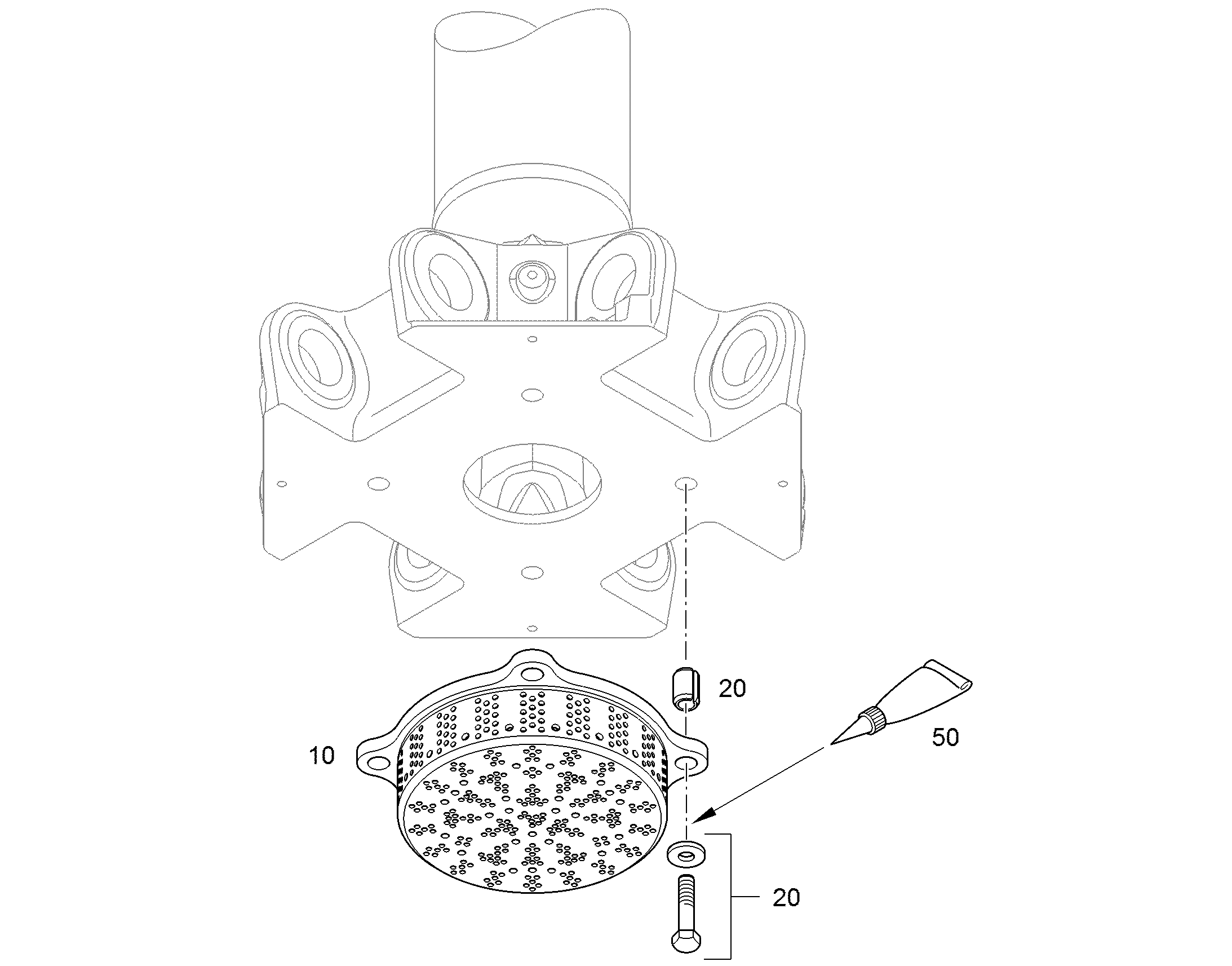 КОРПУС-ЗАЩИТА 94060766 LIEBHERR