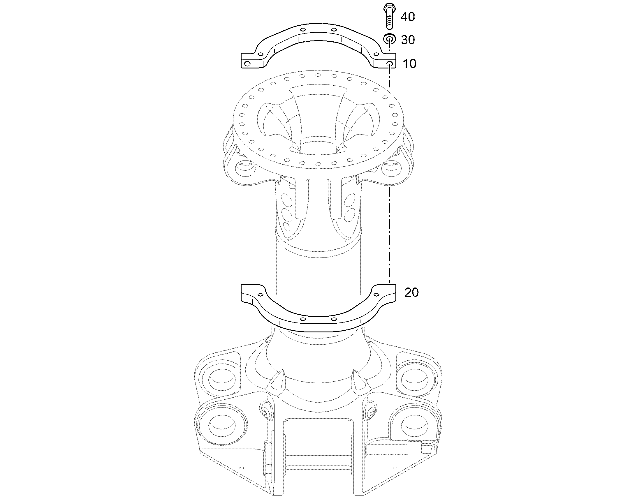 КОЛЬЦО СТЯЖНОЕ 94060794 LIEBHERR