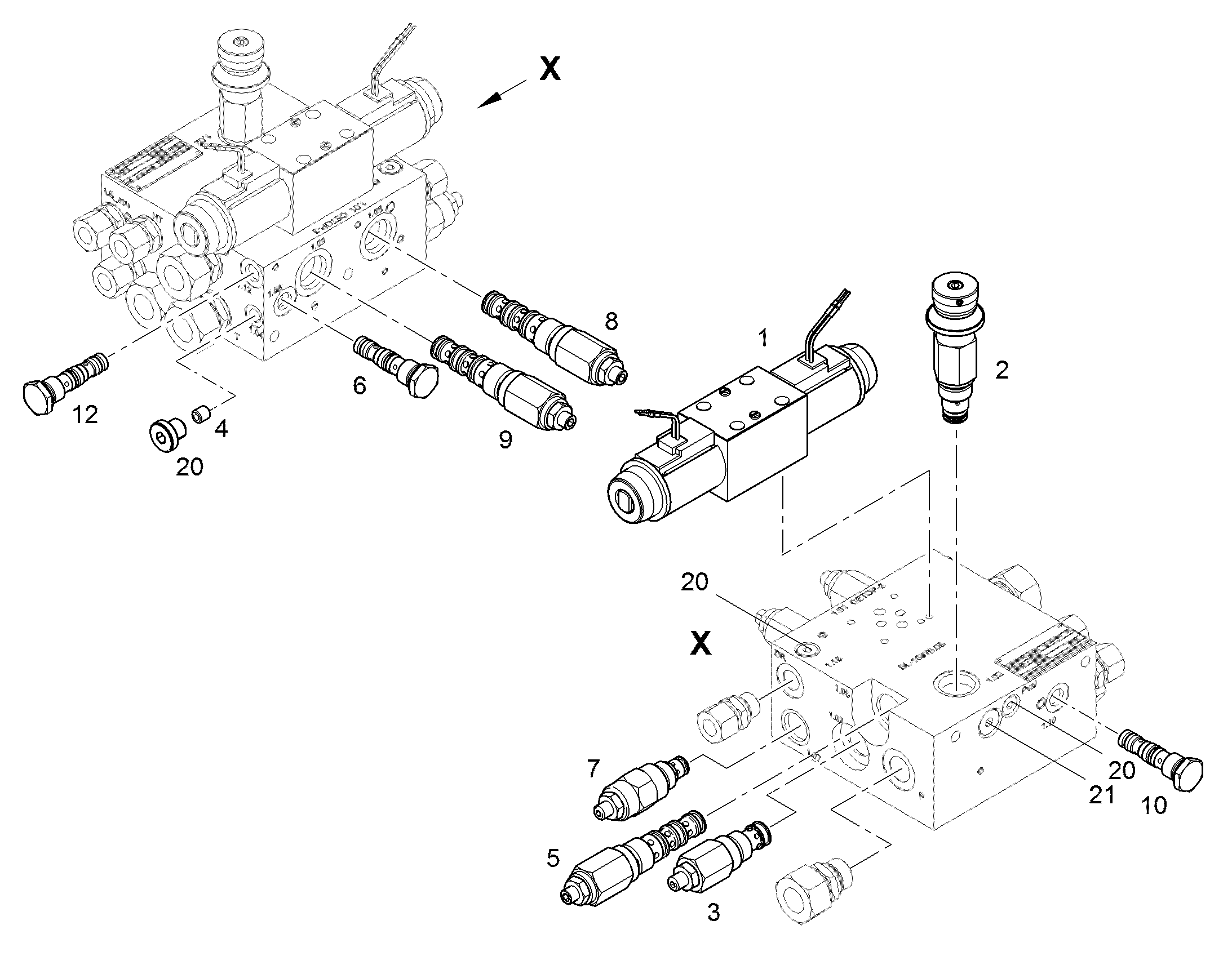 КЛАПАН ПЕРЕКЛЮЧАЮЩИЙ 11485474 LIEBHERR