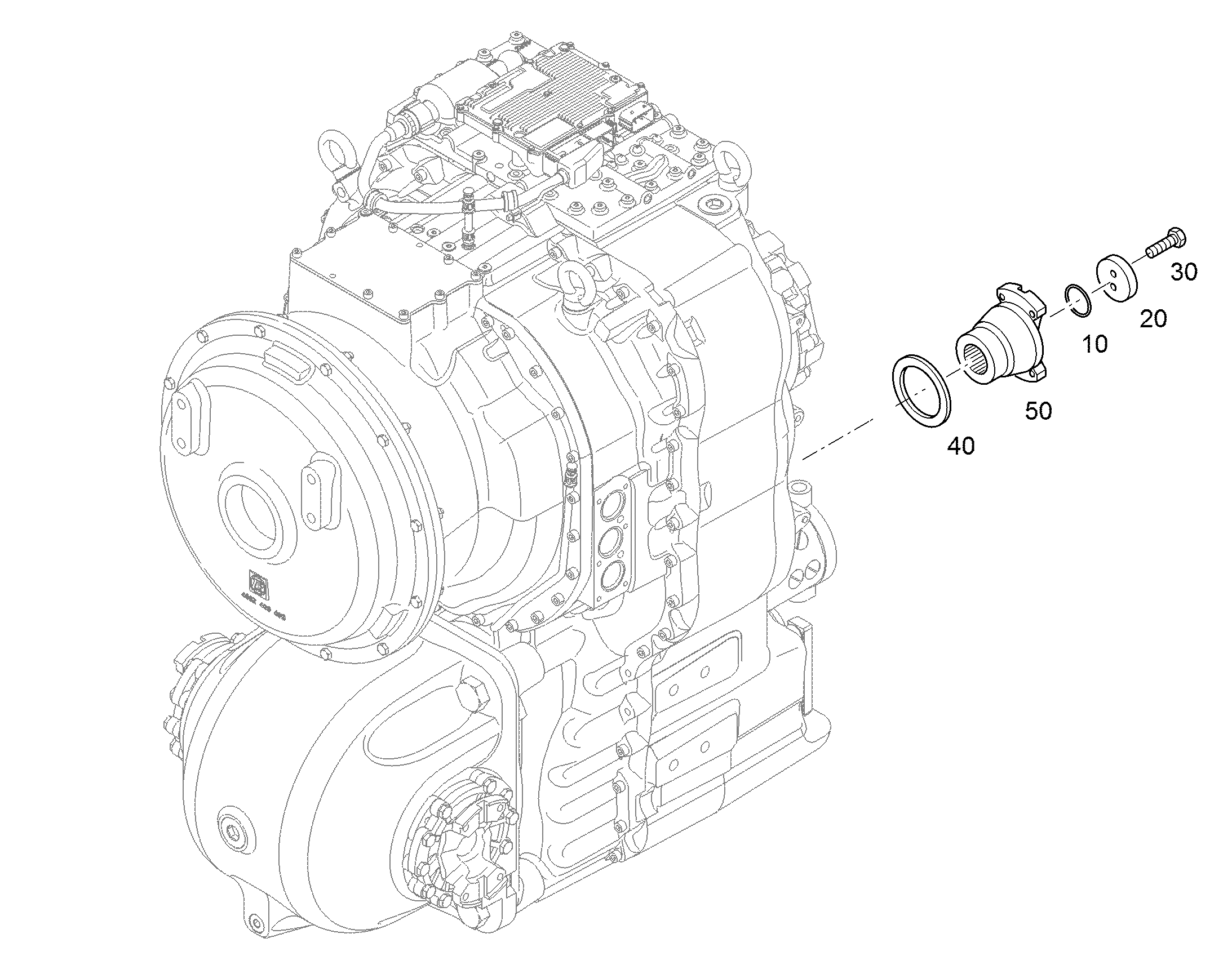 ФЛАНЕЦ ВЕДОМОГО МЕХАНИЗМА 12278864 LIEBHERR