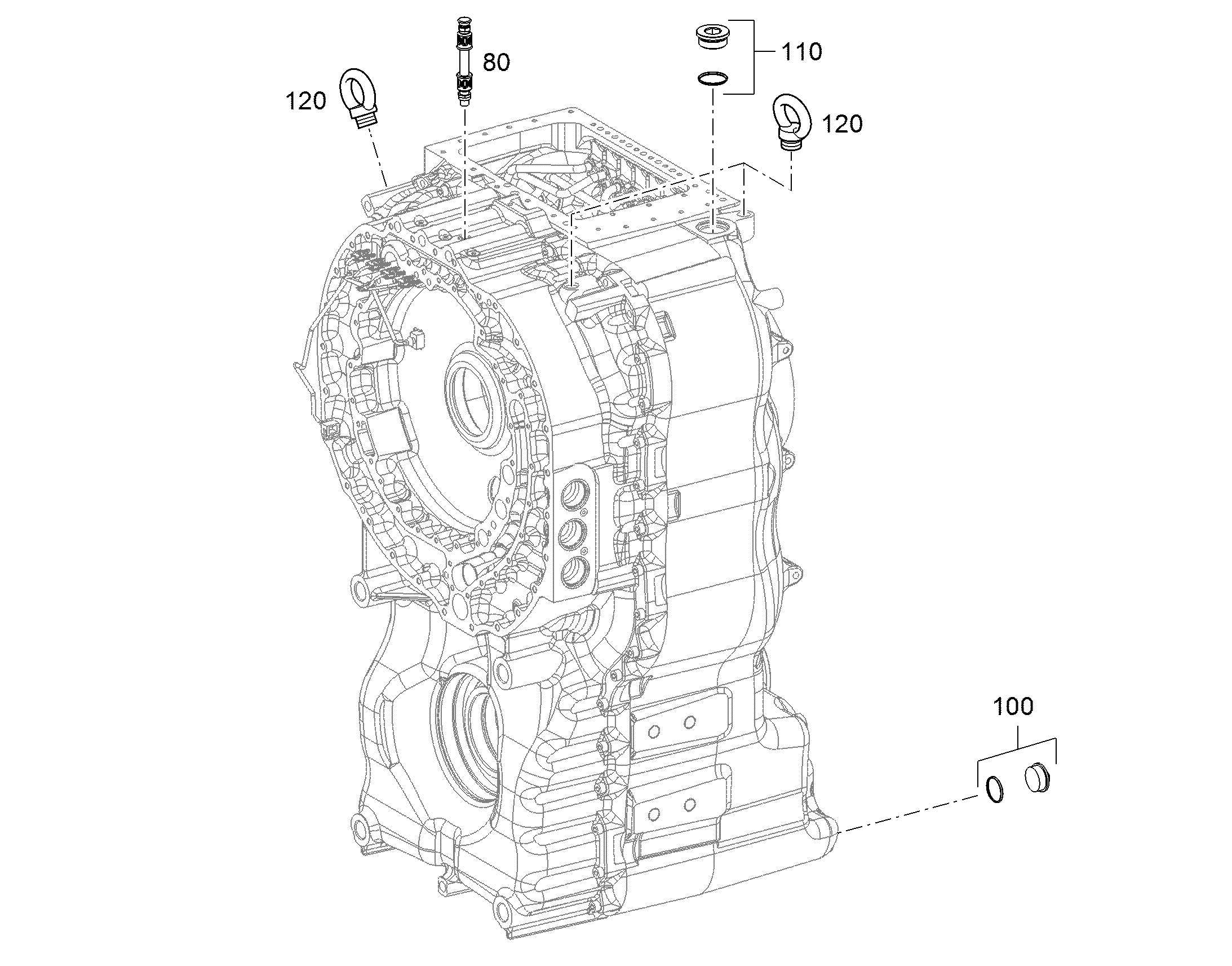 ЗАГЛУШКА РЕЗЬБОВАЯ M42X2 11658806 LIEBHERR