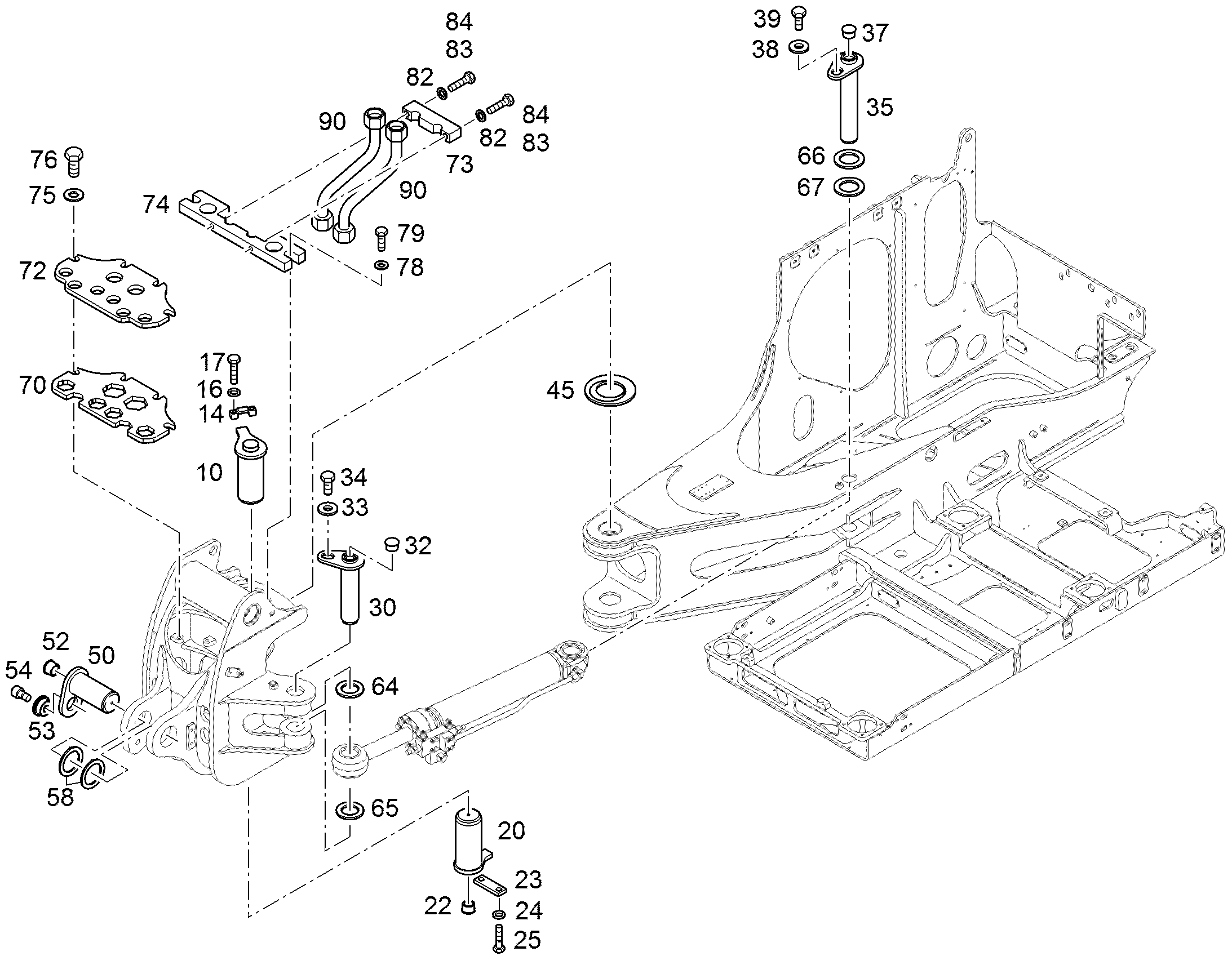 РАЗДЕЛИТЕЛЬНЫЙ ЛИСТ 94062162 LIEBHERR