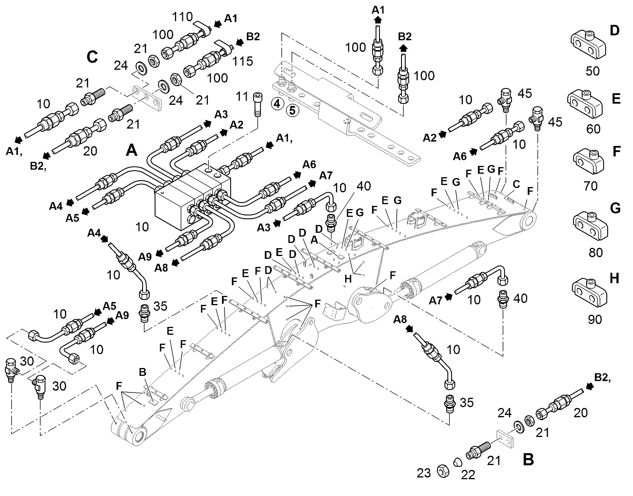 РАСПРЕДЕЛИТЕЛЬ MX-F 6/8 11211191 LIEBHERR