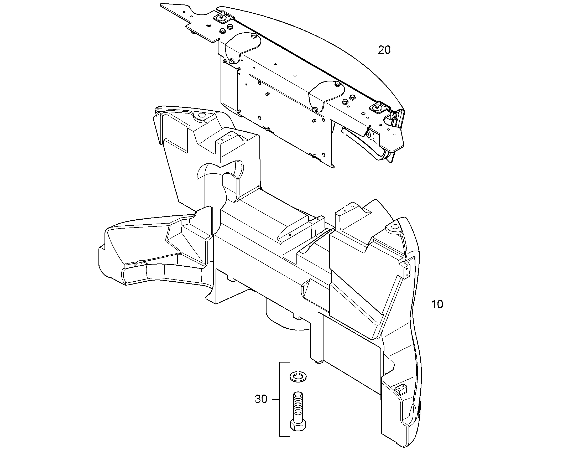 МОНТАЖНЫЕ ЧАСТИ БАЛЛАСТА 94046669 LIEBHERR