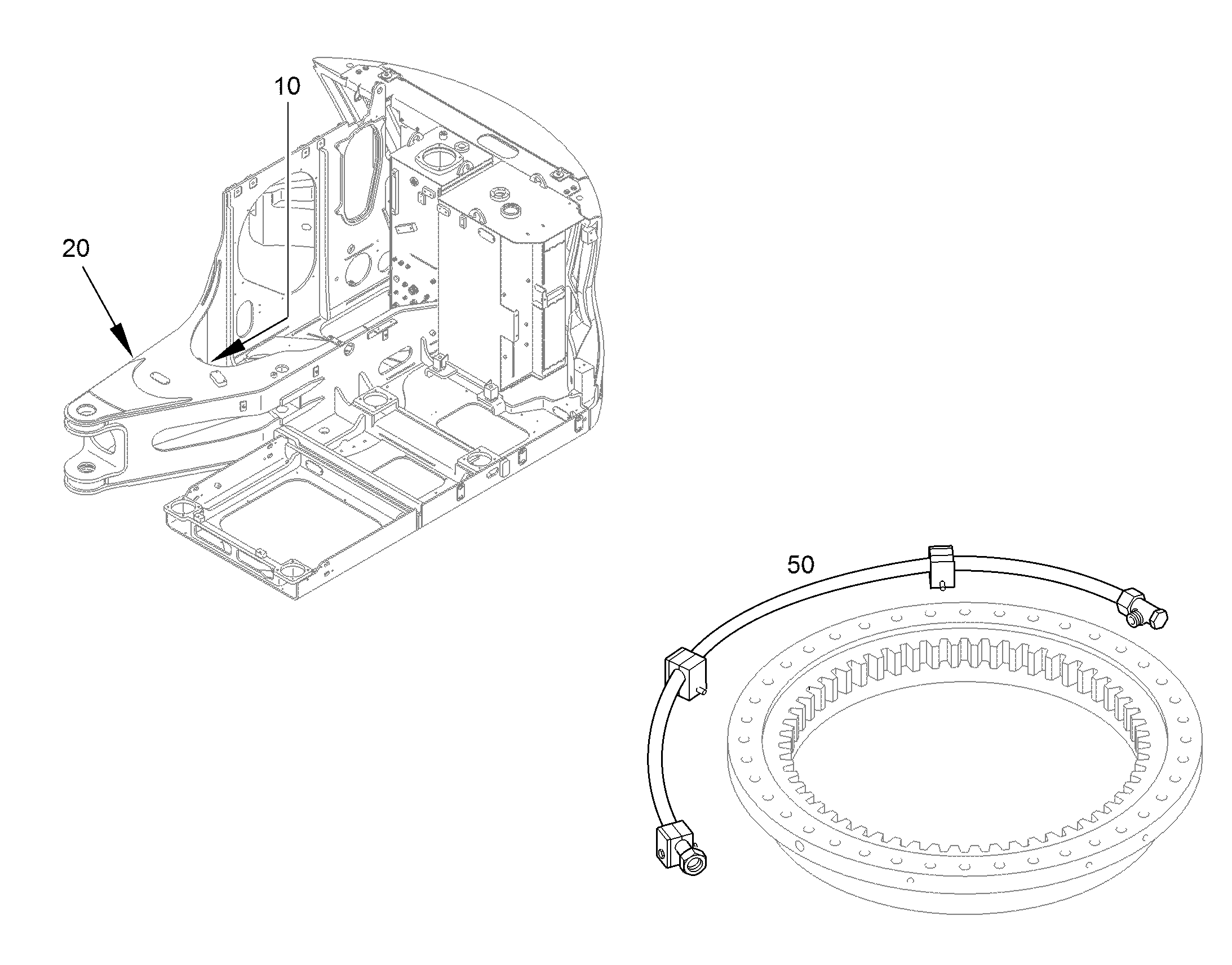 ГЛАВНЫЙ ВХОД В СБОРЕ 12437643 LIEBHERR