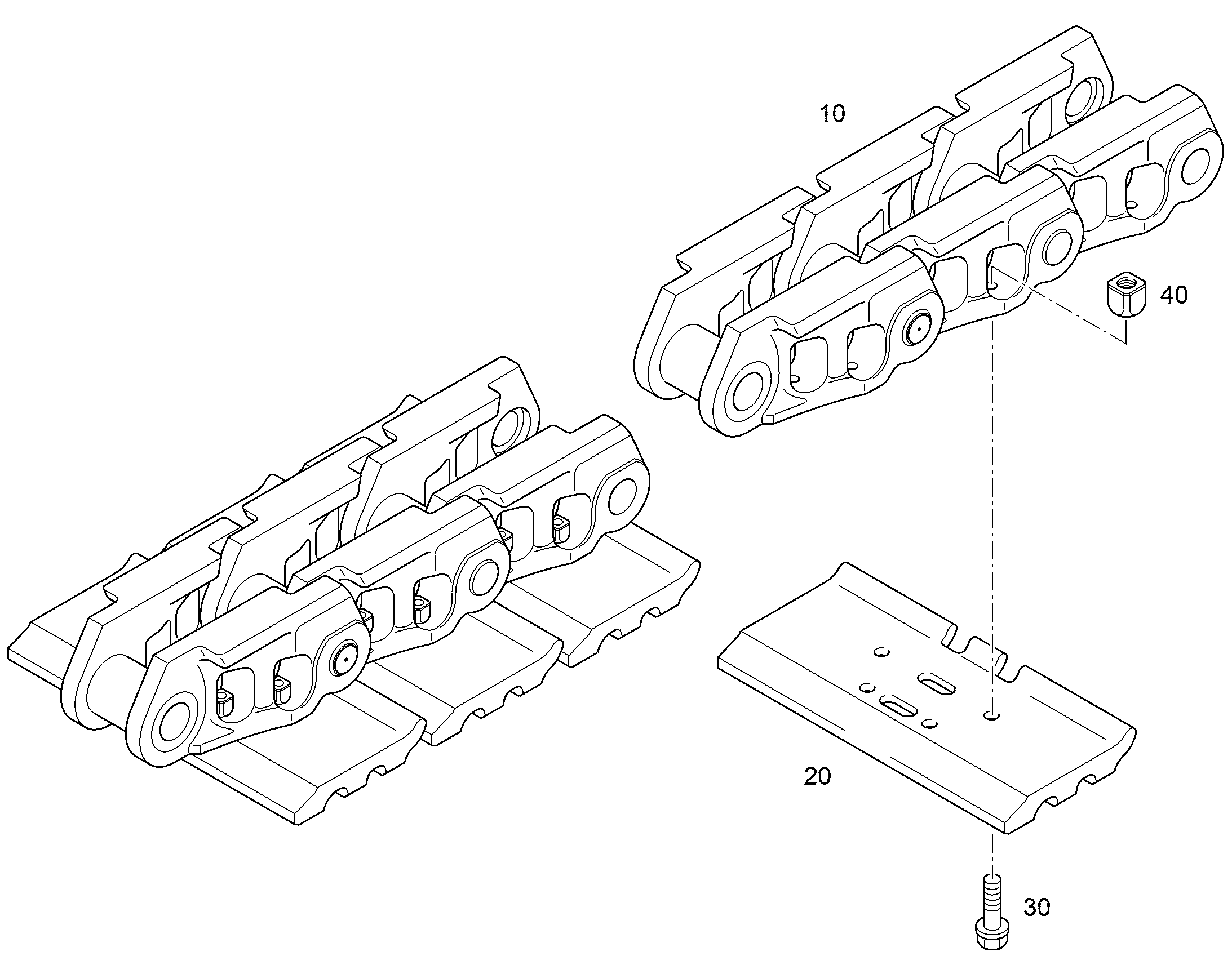 ГУСЕНИЧНАЯ ЦЕПЬ 11214368 LIEBHERR