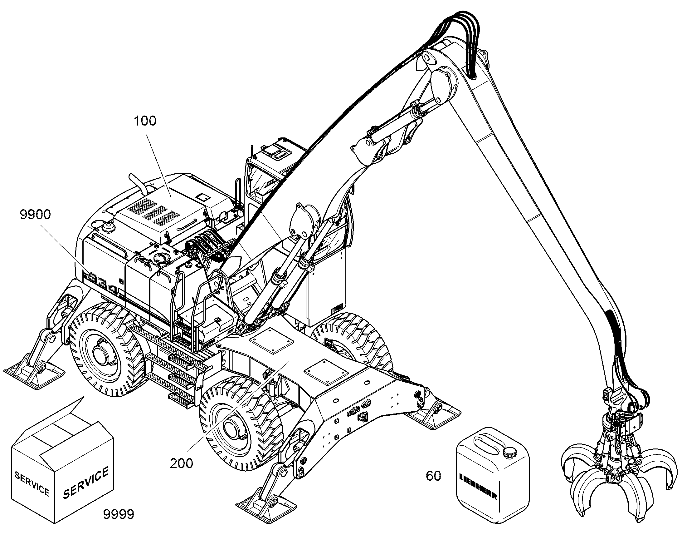 ТАБЛИЧКИ 9614796 LIEBHERR