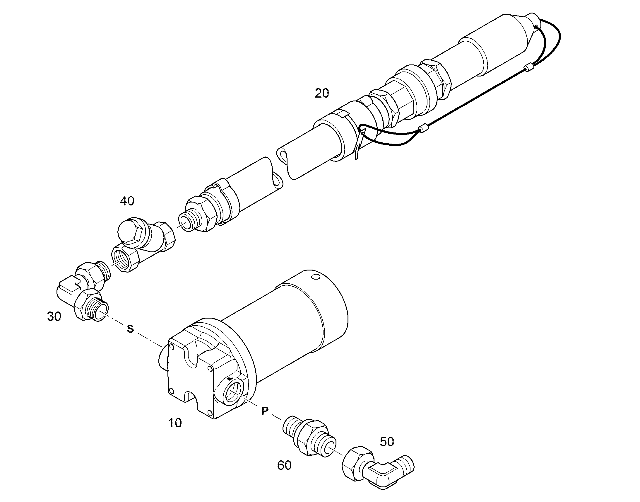 ШЛАНГ ВПУСКНОЙ 25X2700 11622299 LIEBHERR