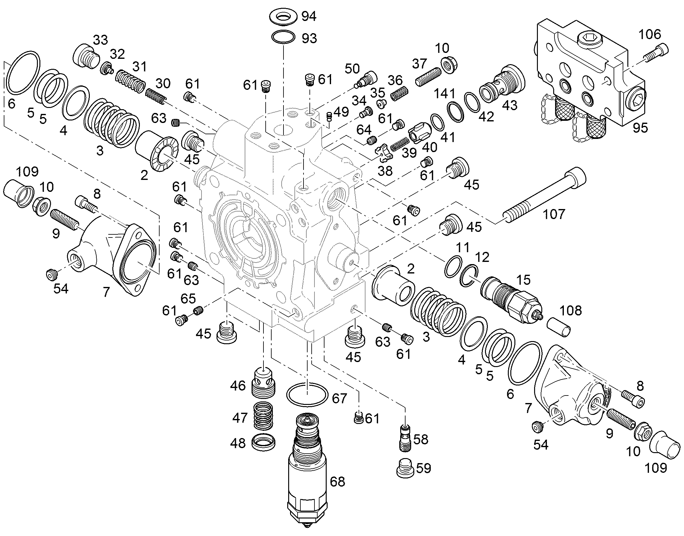 ЗАГЛУШКА РЕЗЬБОВАЯ 11622192 LIEBHERR