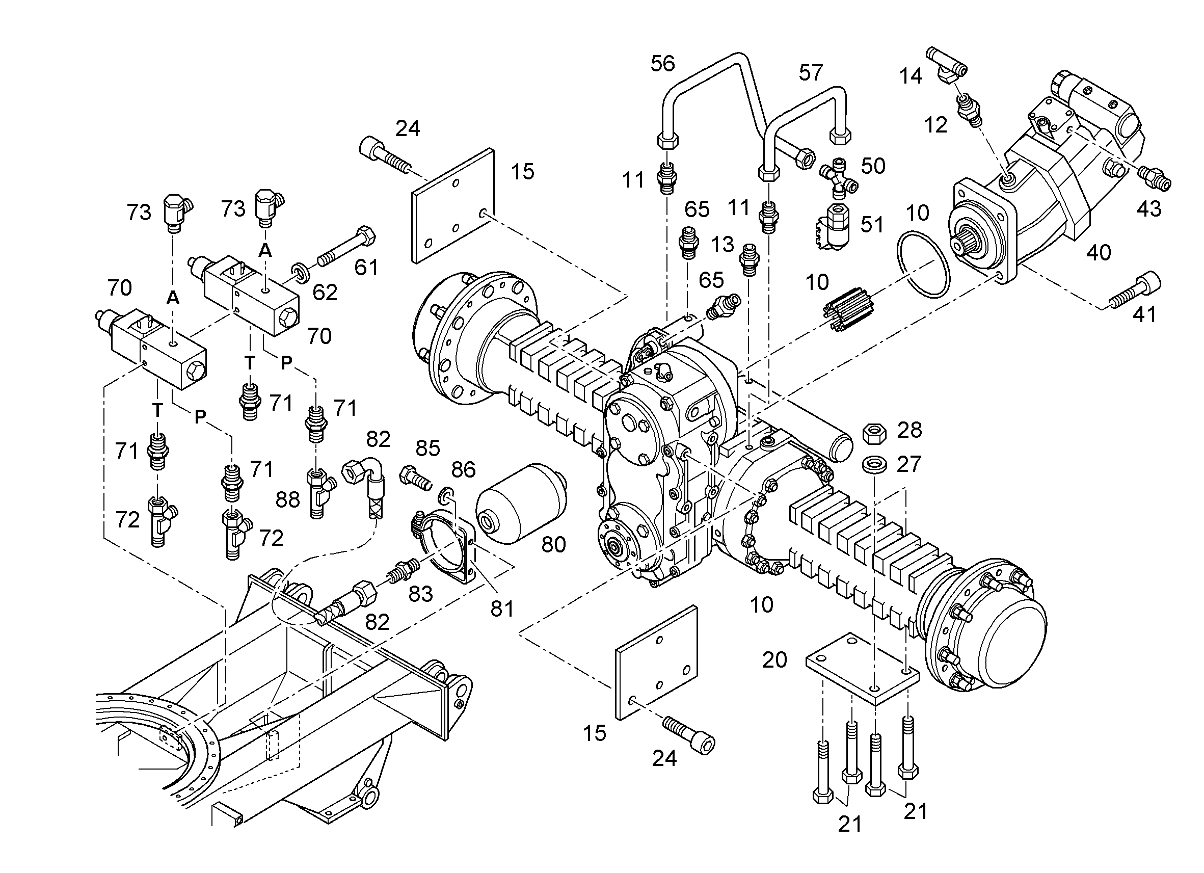 АККУМУЛЯТОР МЕМБРАННЫЙ 0,7l/180bar/30bar -10/80°C FOR 7021809 LIEBHERR