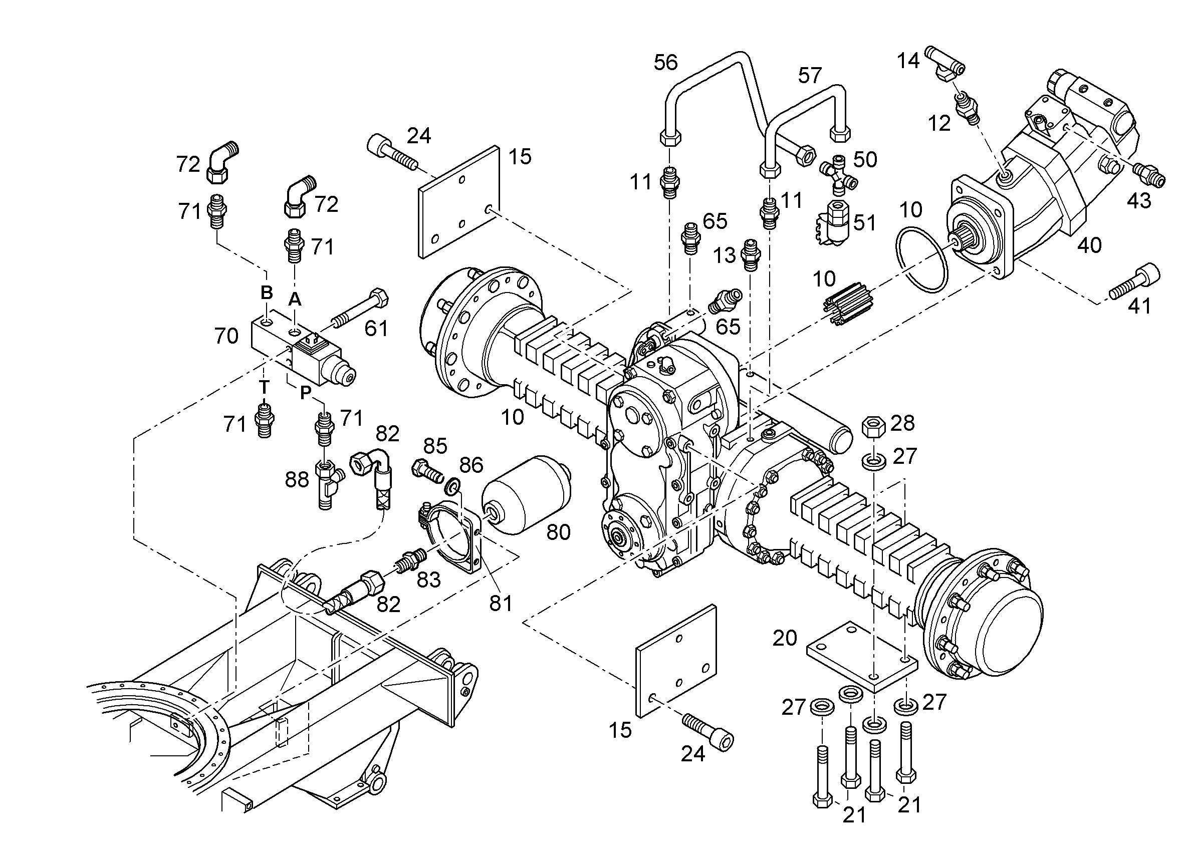 КЛАПАН ХОДОВОЙ 5008975 LIEBHERR