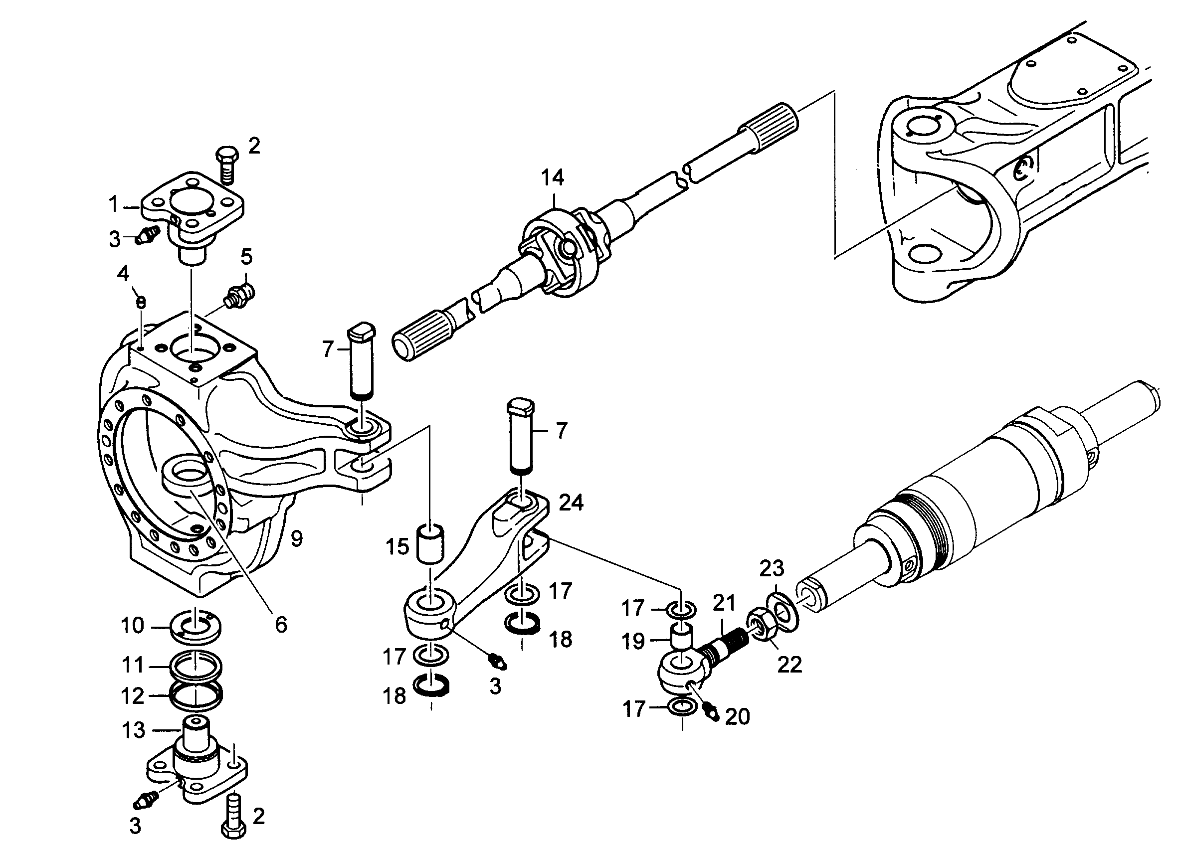 ШТАНГА ТОЛКАЮЩАЯ 7023211 LIEBHERR