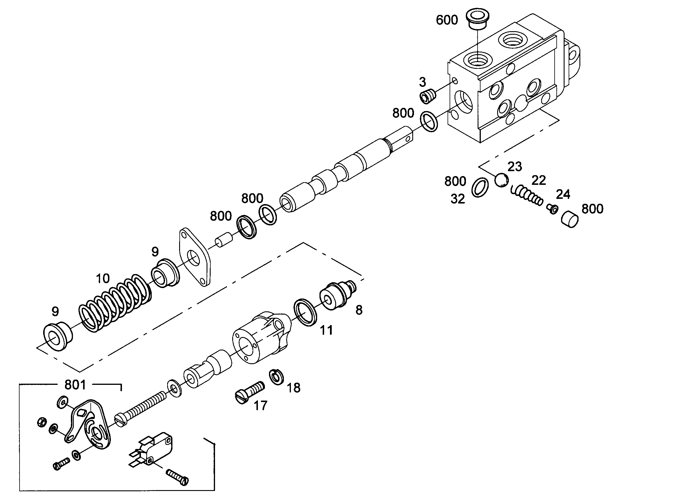 ЗАКЛЕПКА ПОЛАЯ 7023280 LIEBHERR