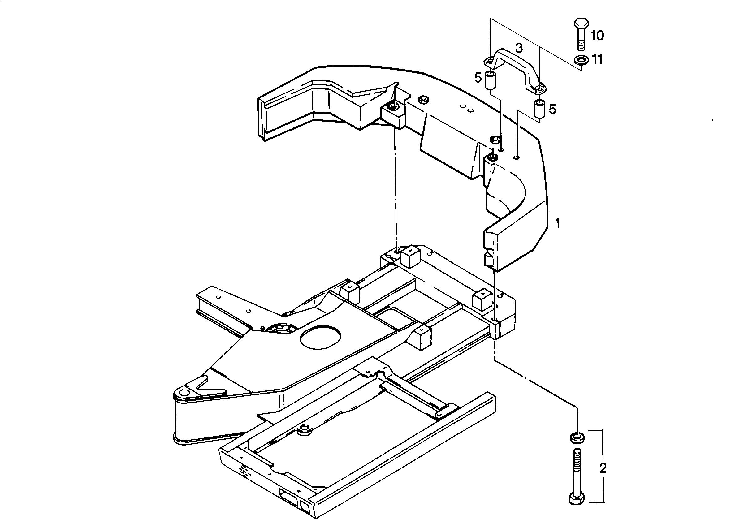 ДЕТАЛИ КРЕПЛЕНИЯ 9210827 LIEBHERR