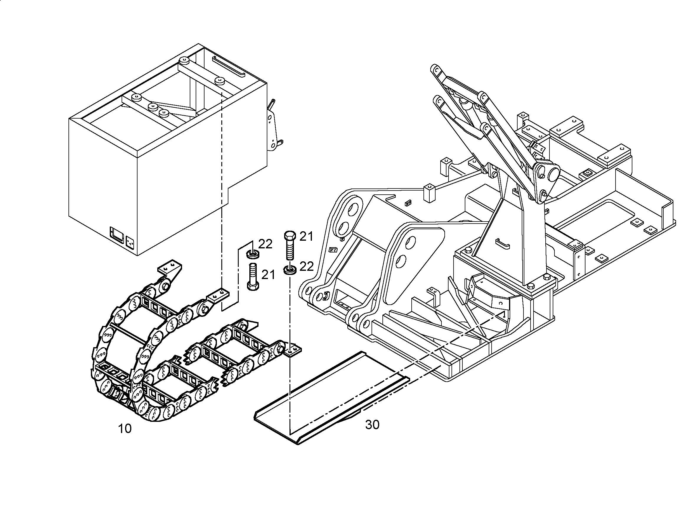 ЦЕПЬ ЭНЕРГОНОСИТЕЛЕЙ 5009148 LIEBHERR
