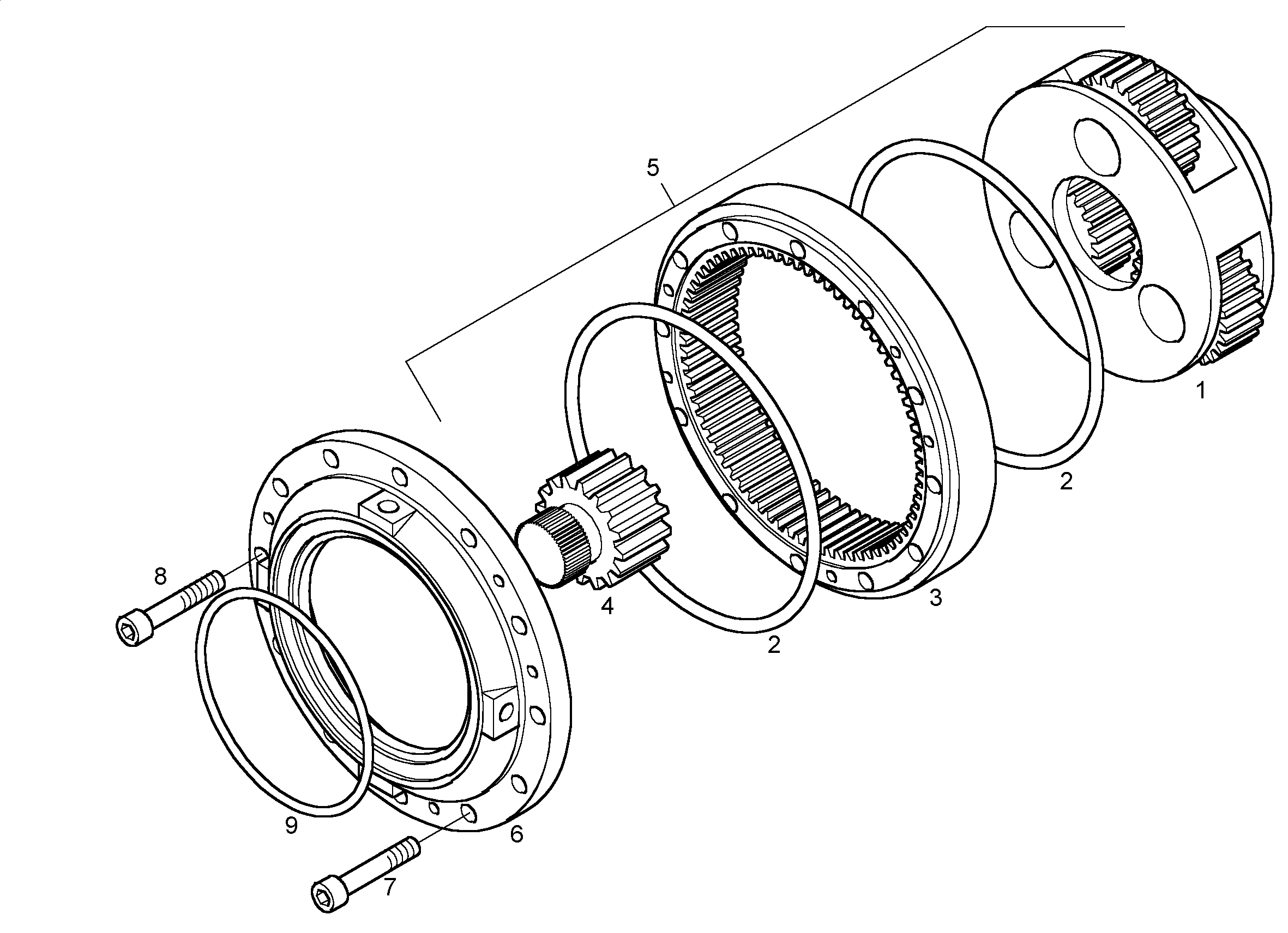 СТУПЕНЬ УМЕНЬШЕНИЯ 7023619 LIEBHERR