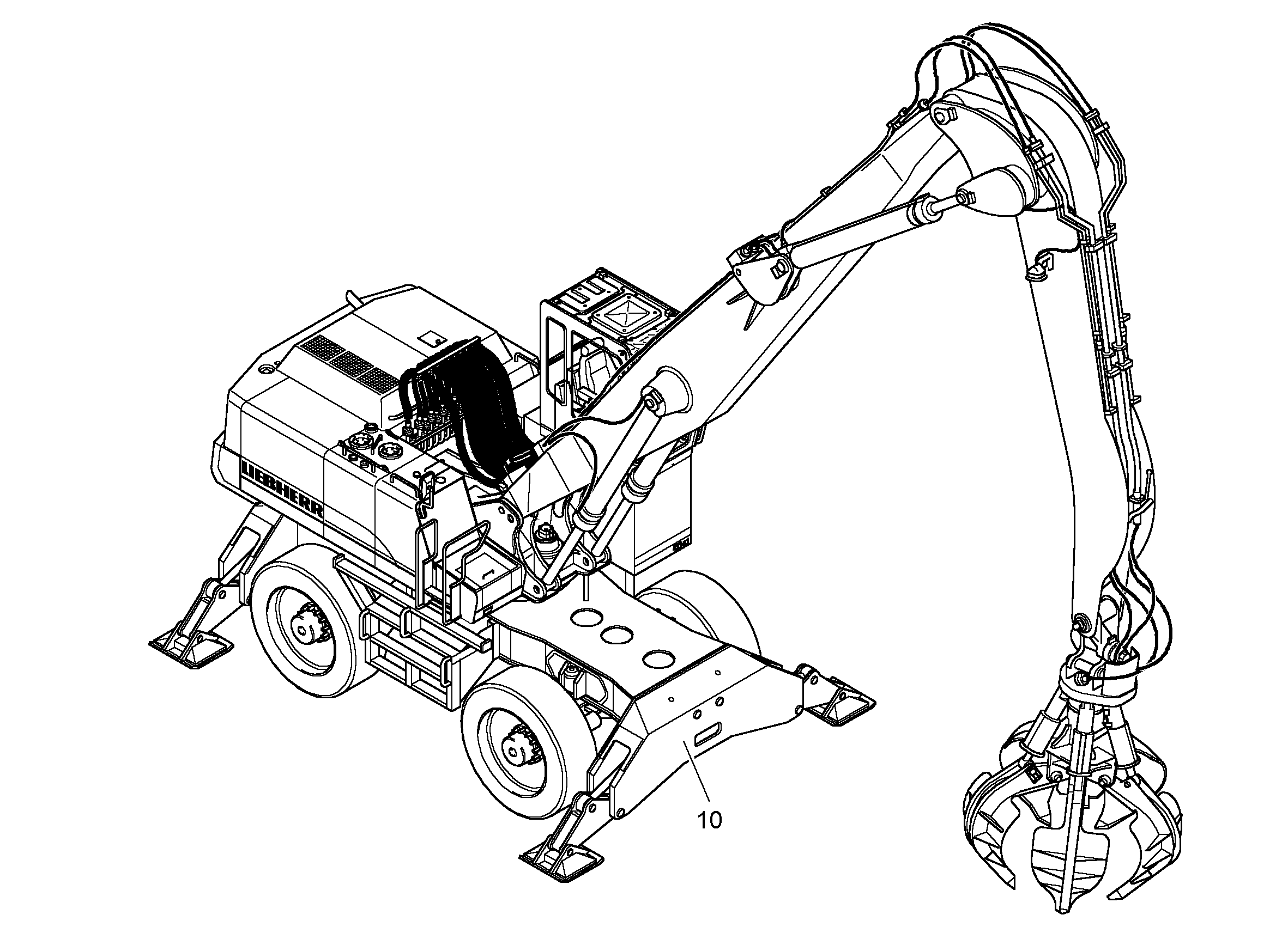 КОНТРОЛЬ ЗАХВАТА 4ТОЧКИ ОП. 9282822 LIEBHERR