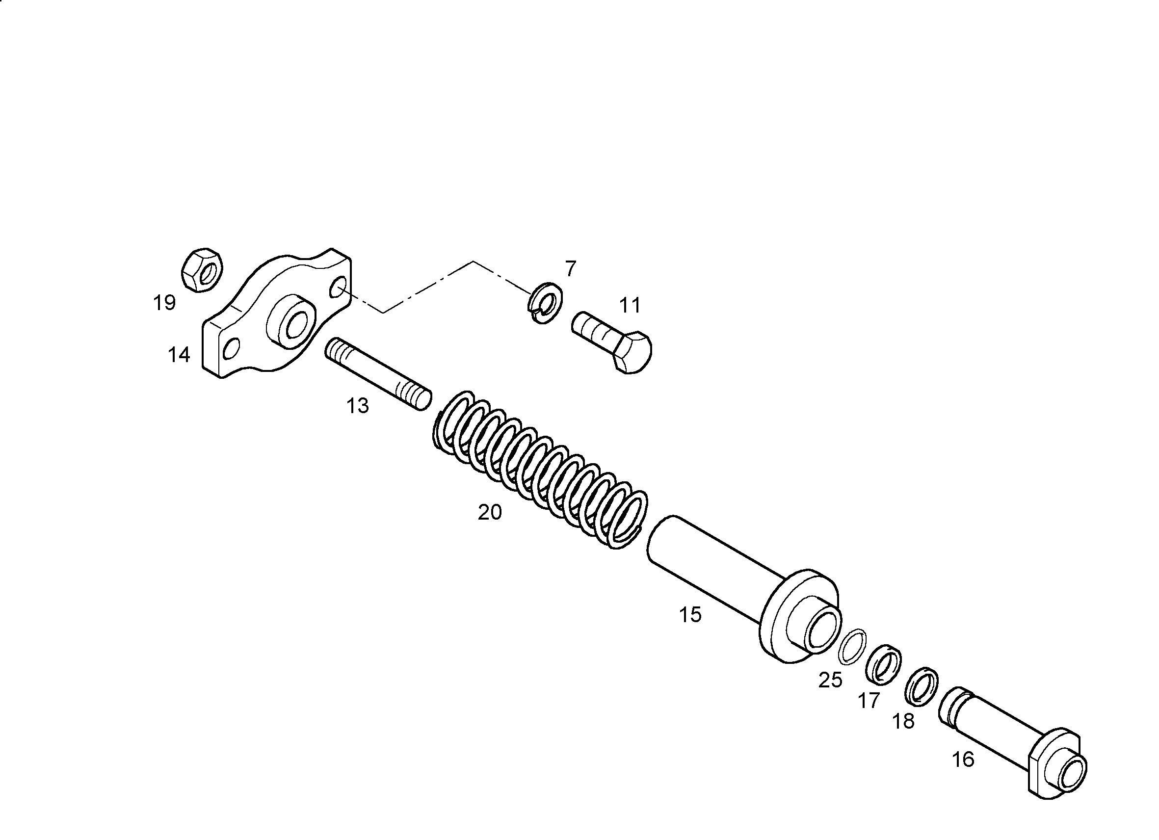 ШЕСТИГРАННАЯ ГАЙКА 7024237 LIEBHERR
