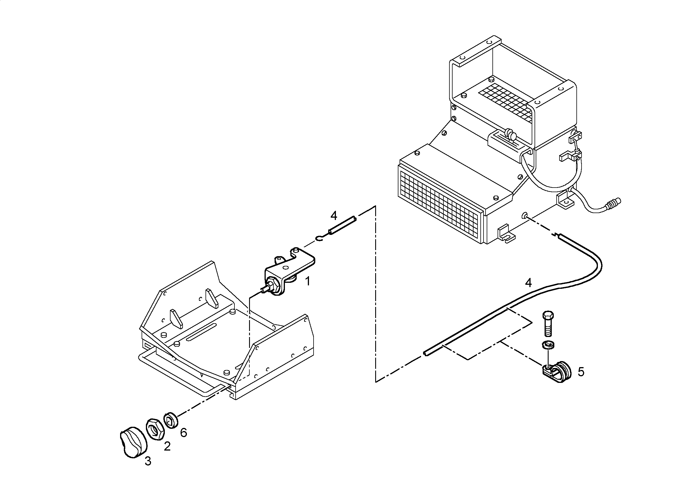 ТРОС БОУДЕНА 7024285 LIEBHERR