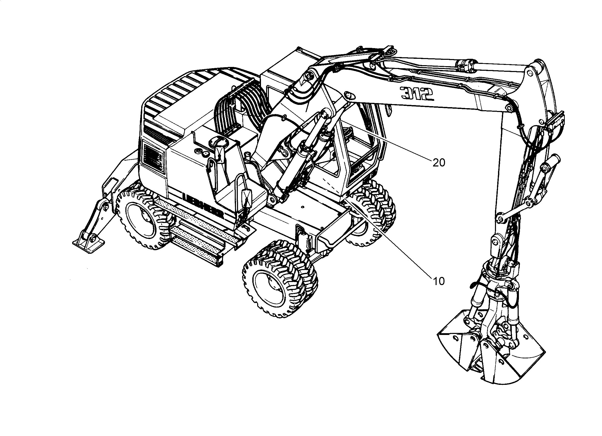 ГИДРАВЛИЧЕСКАЯ СИСТЕМА 9909690 LIEBHERR