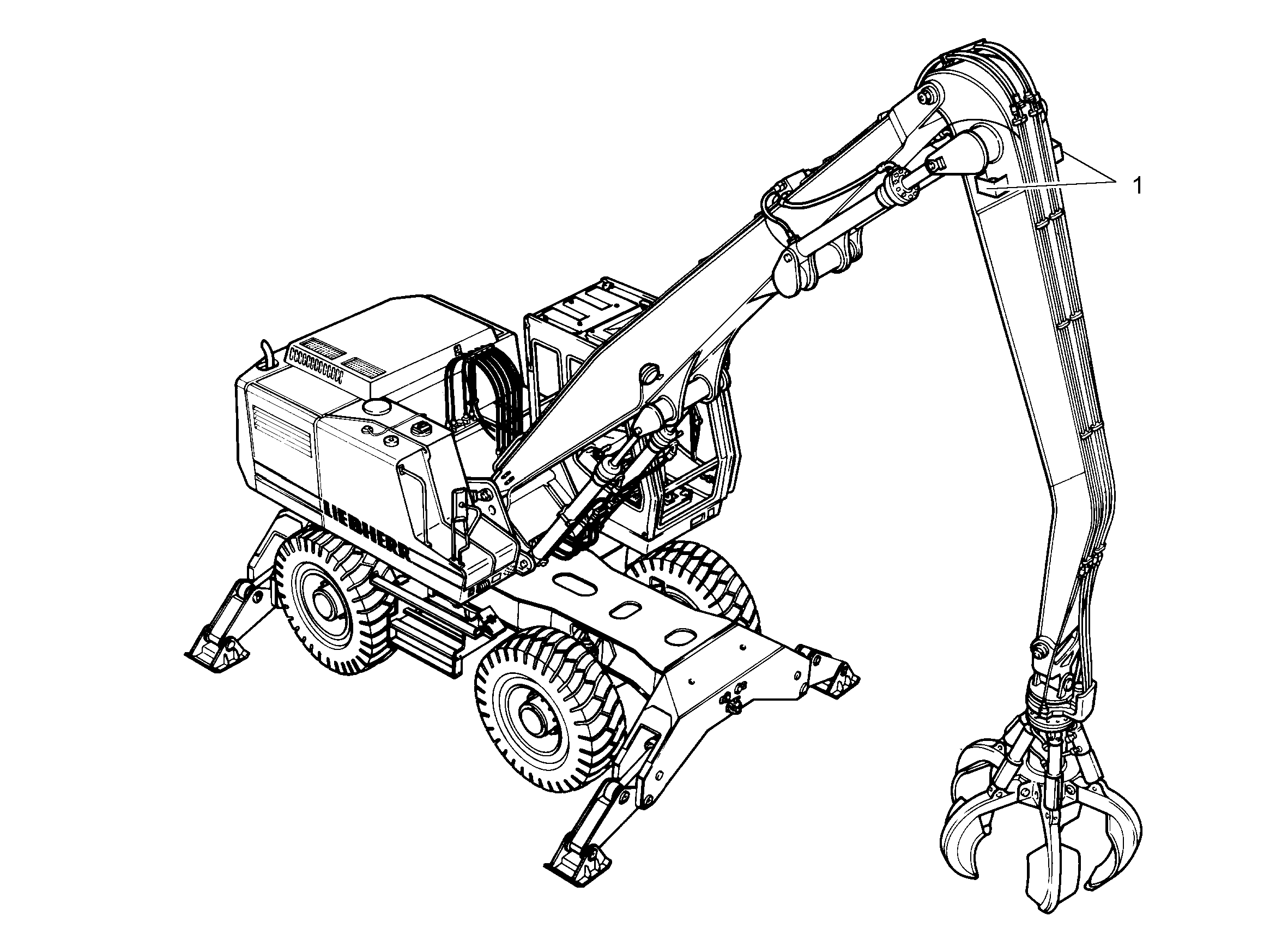 ПРОЖЕКТОР ДОПОЛНИТЕЛЬНЫЙ 9910302 LIEBHERR