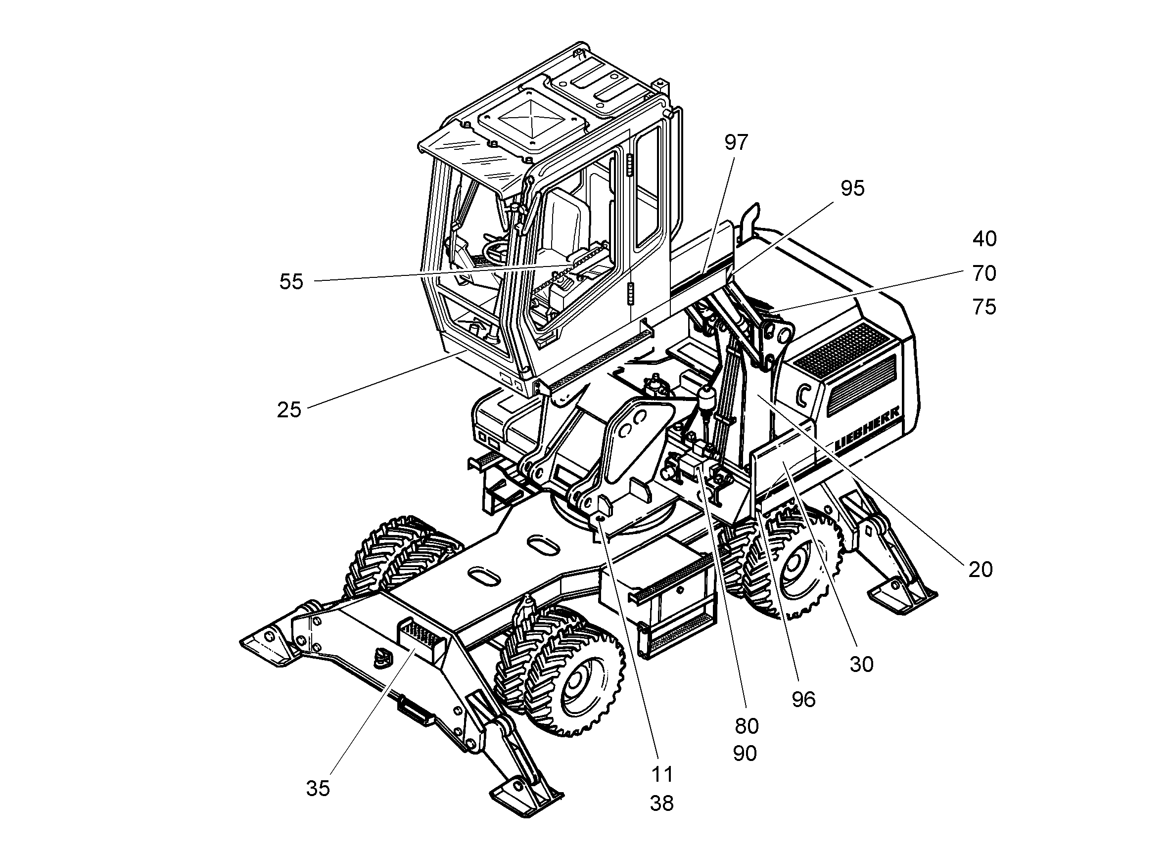 УДЛИНЕНИЕ, КОМПЛЕКТ КАБЕЛЕЙ 9910546 LIEBHERR