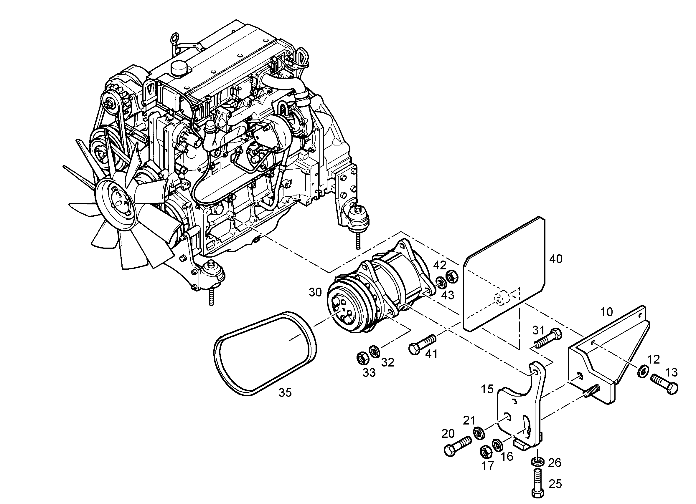 КОМПРЕССОР 7022594 LIEBHERR