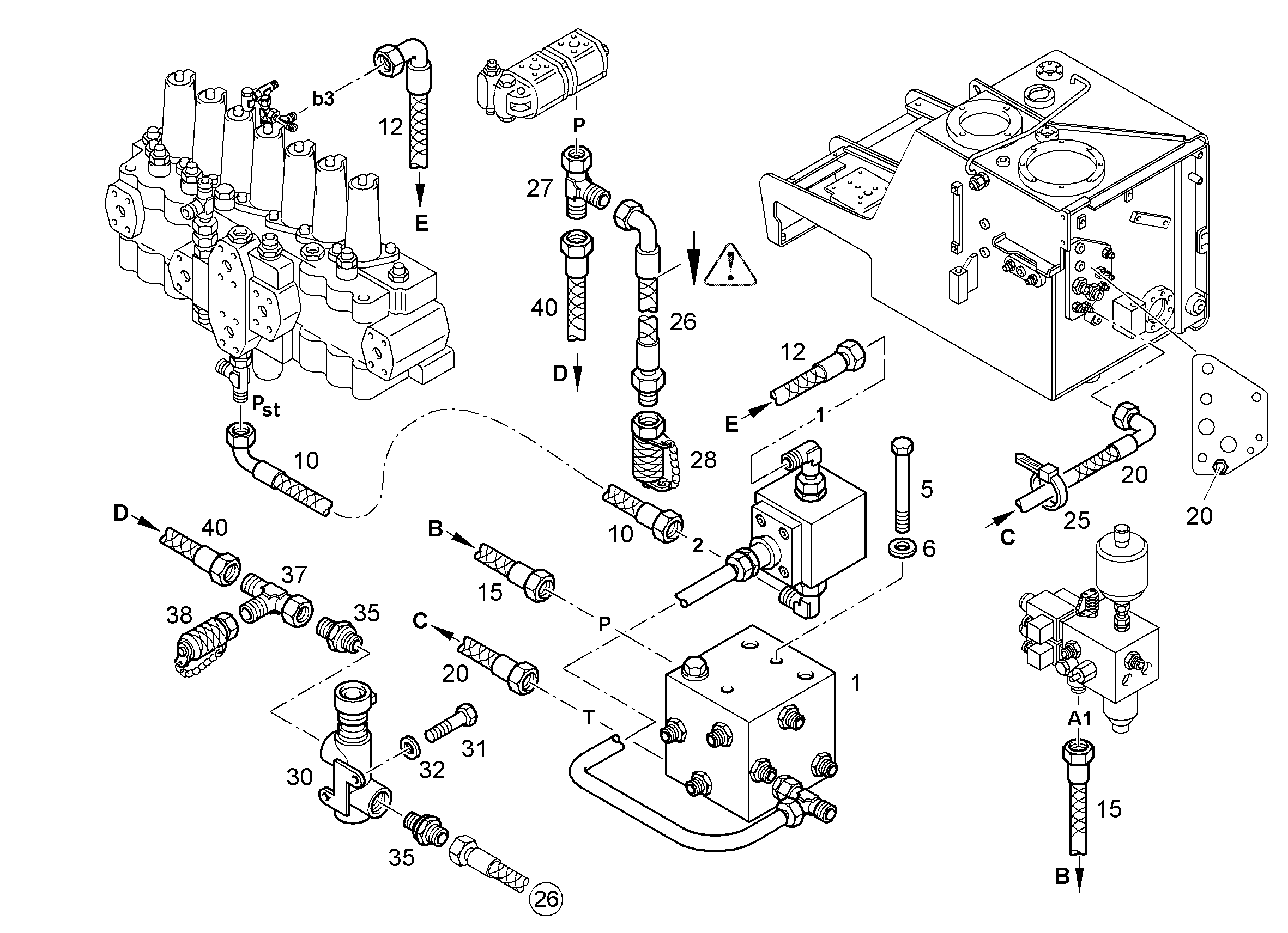 ШЛАНГ 12X305 10028794 LIEBHERR