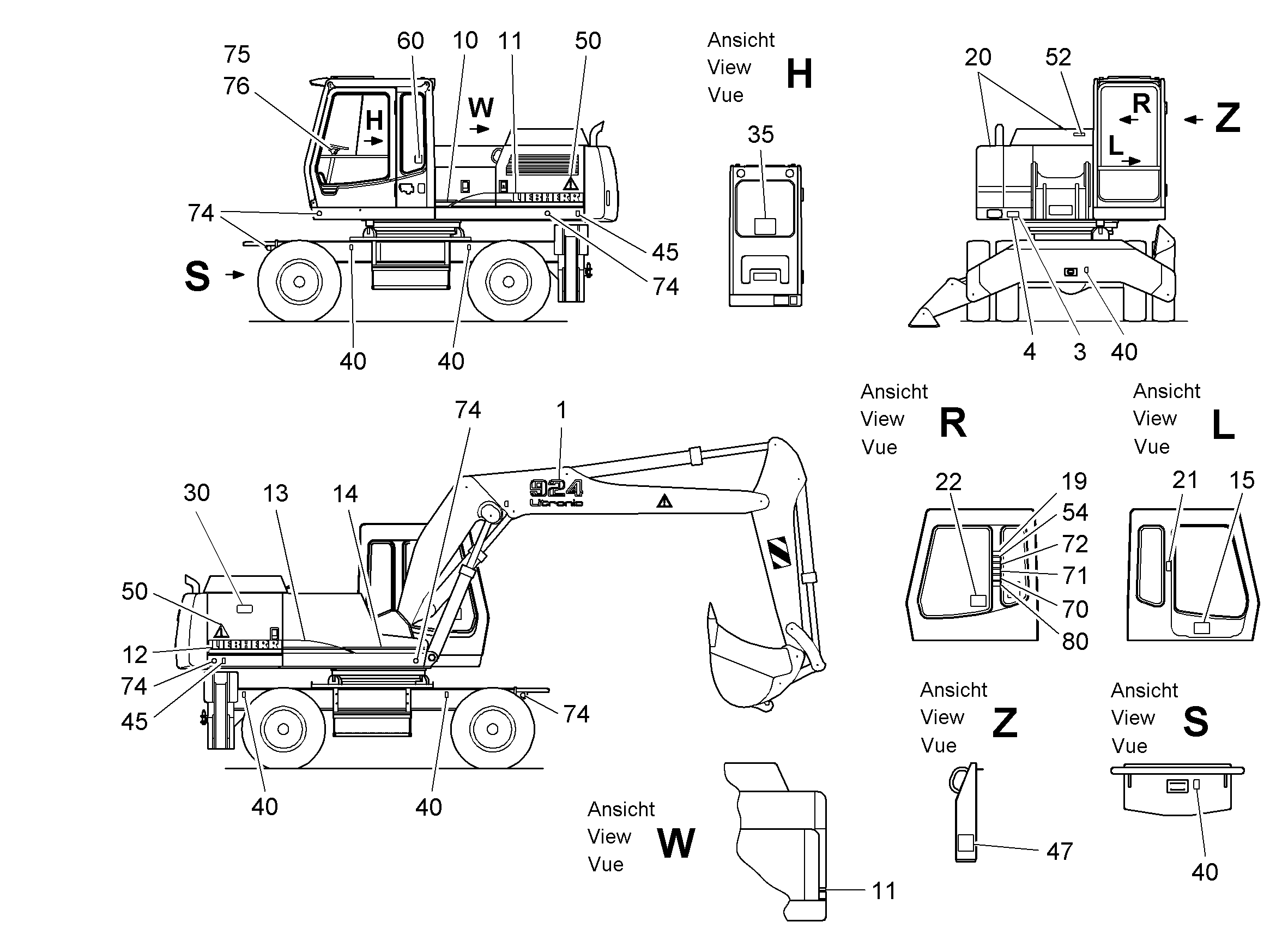 ТИПОВАЯ ТАБЛИЧКА 150mmX100mm 9908873 LIEBHERR
